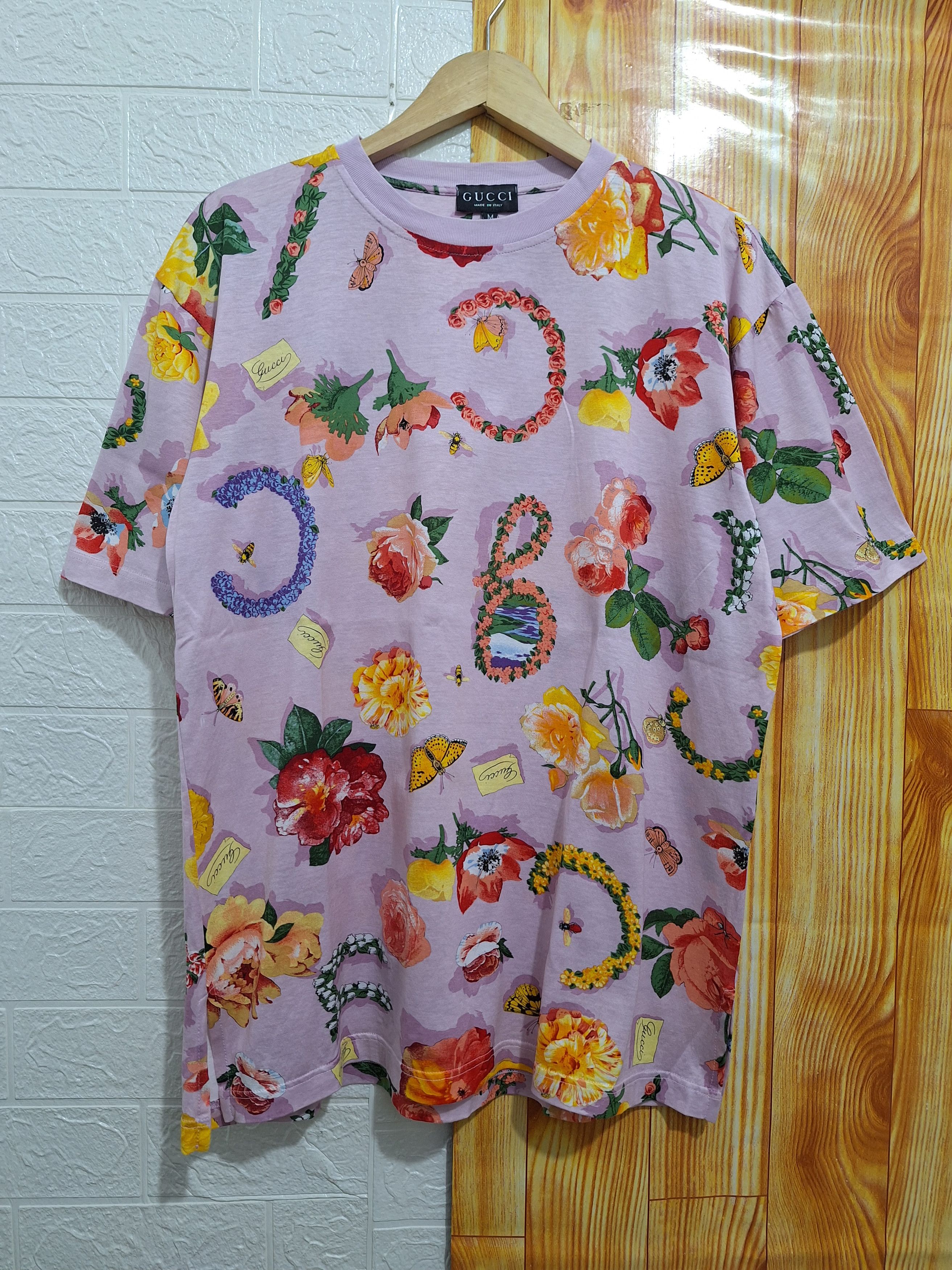Gucci × Vintage Very Rare🔥 Vintage Gucci Floral Alloverprint Size US M / EU 48-50 / 2 - 1 Thumbnail