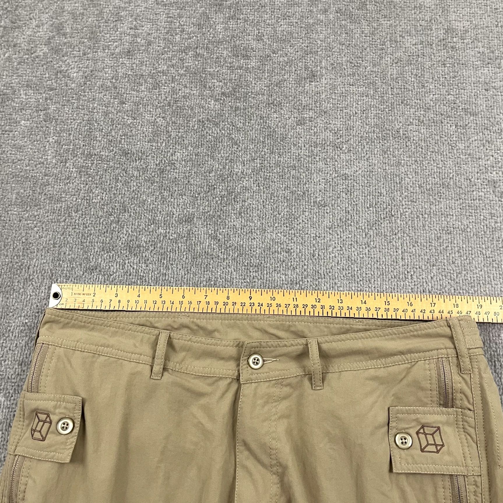 Vintage Clothing Arts P Cubed Pick Pocket Proof Pants Mens 36x32 Straight Nylon Khaki 5-Pocket Regular Size US 36 / EU 52 - 5 Thumbnail