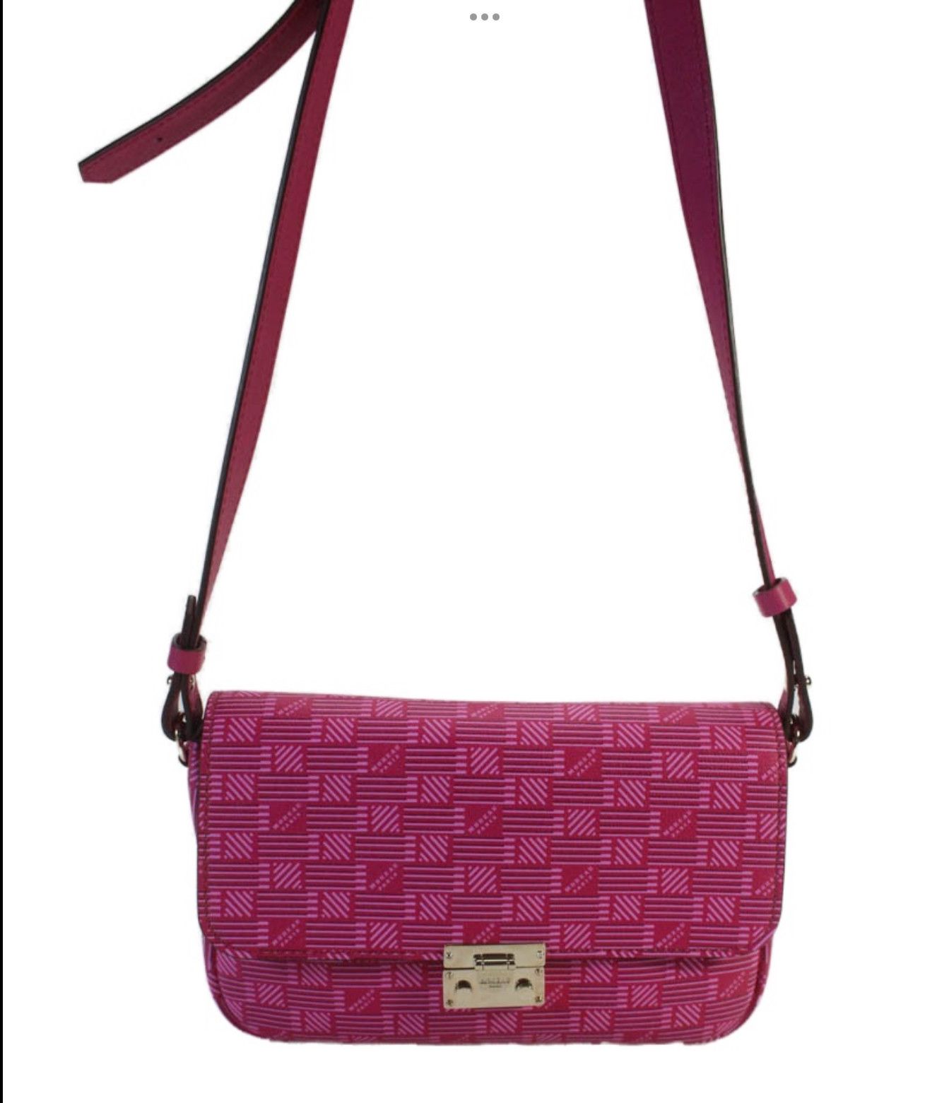 Moreau Paris Moreau Womens Pink Fuschia Croisette Small Crossbody Bag Size ONE SIZE - 2 Thumbnail