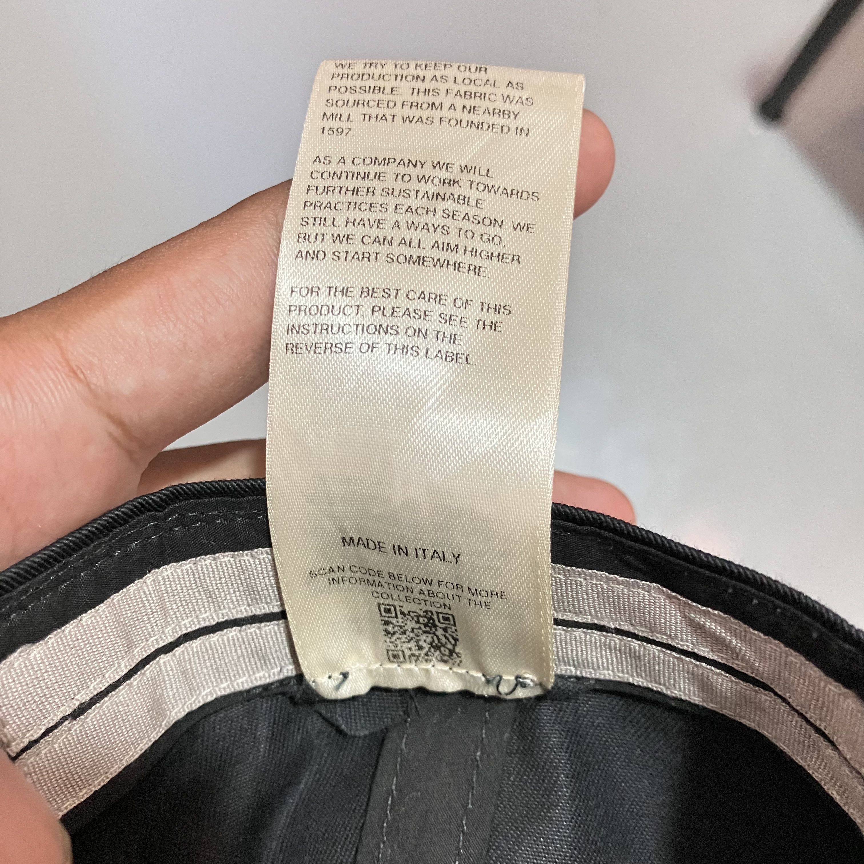 Rick Owens Rick Owens S/S 2024 'CUNT' black cotton caps Size ONE SIZE - 7 Thumbnail
