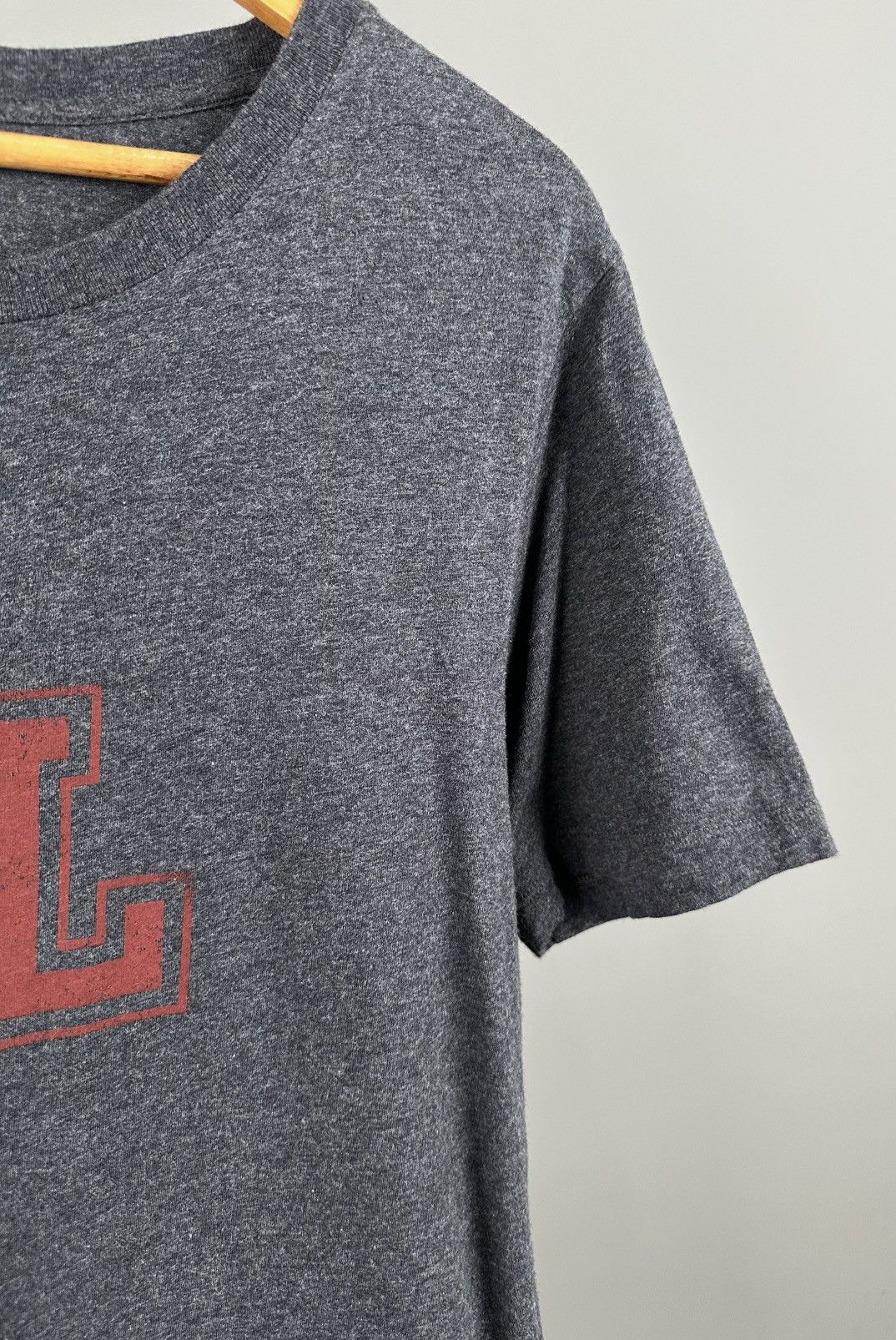 Saint Laurent Paris Saint Laurent - University SL Logo Short Sleeve Shirt Grey Size US S / EU 44-46 / 1 - 5 Thumbnail