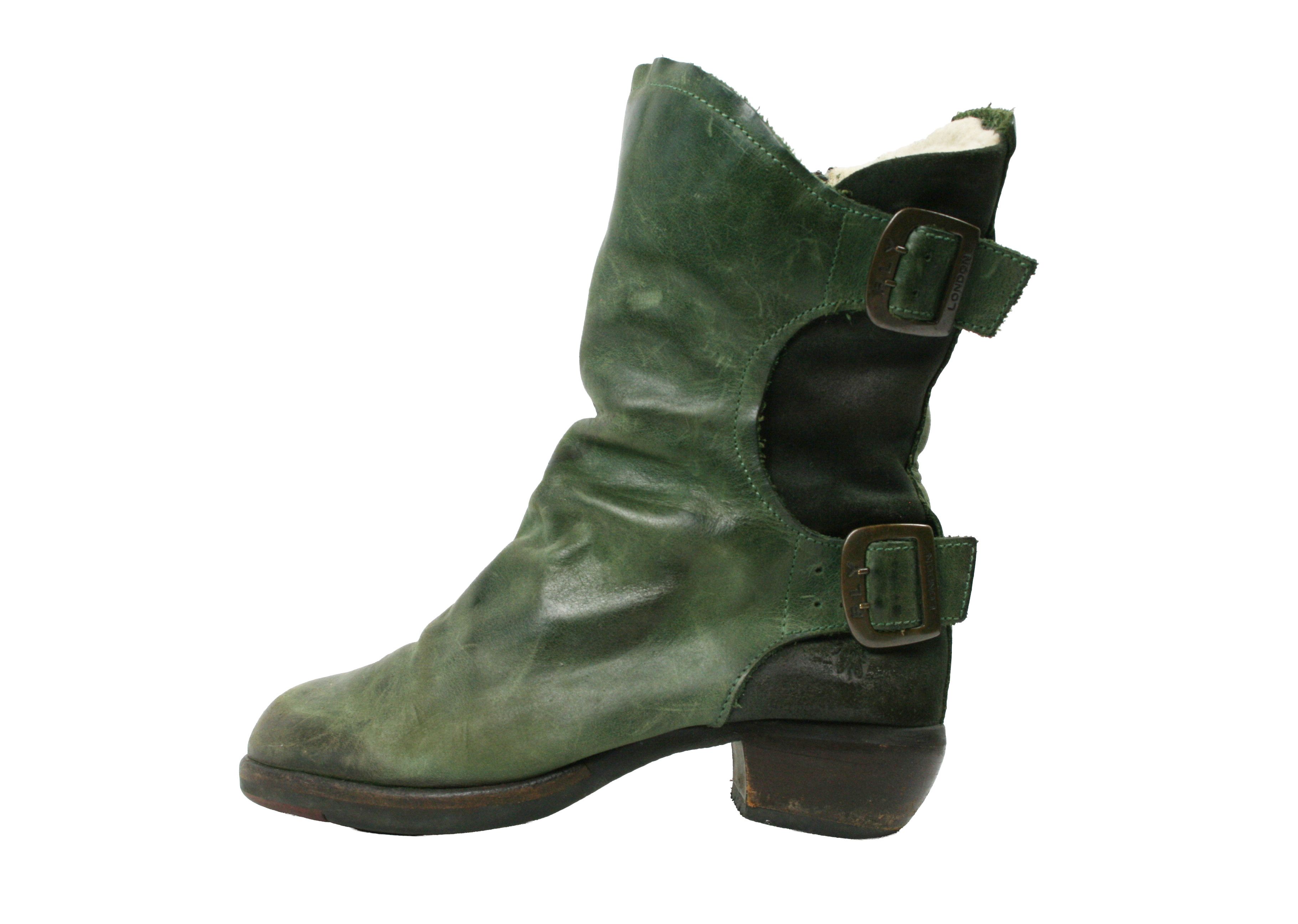 Fly London 00S Goblin Y2K Grunge Boots Vintage Size US 7 / IT 37 - 1 Thumbnail