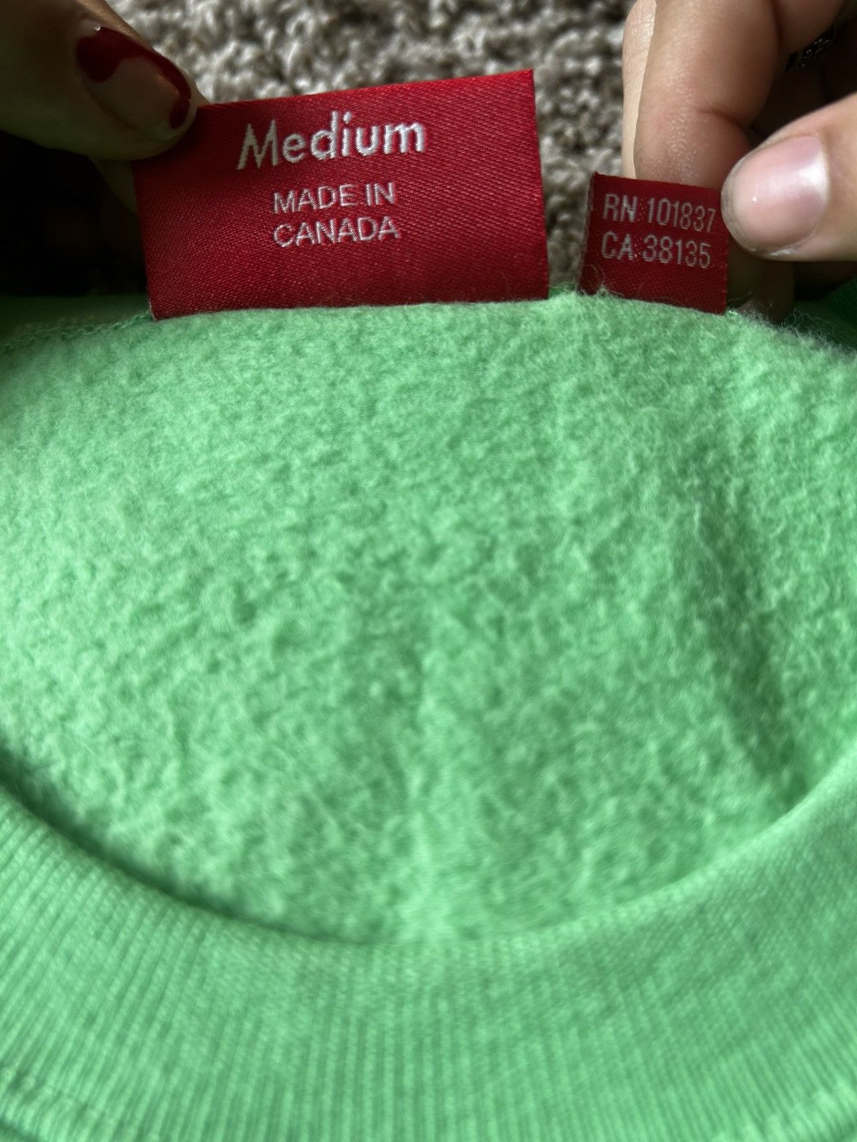Supreme supreme kanji logo crewneck Size US M / EU 48-50 / 2 - 5 Thumbnail