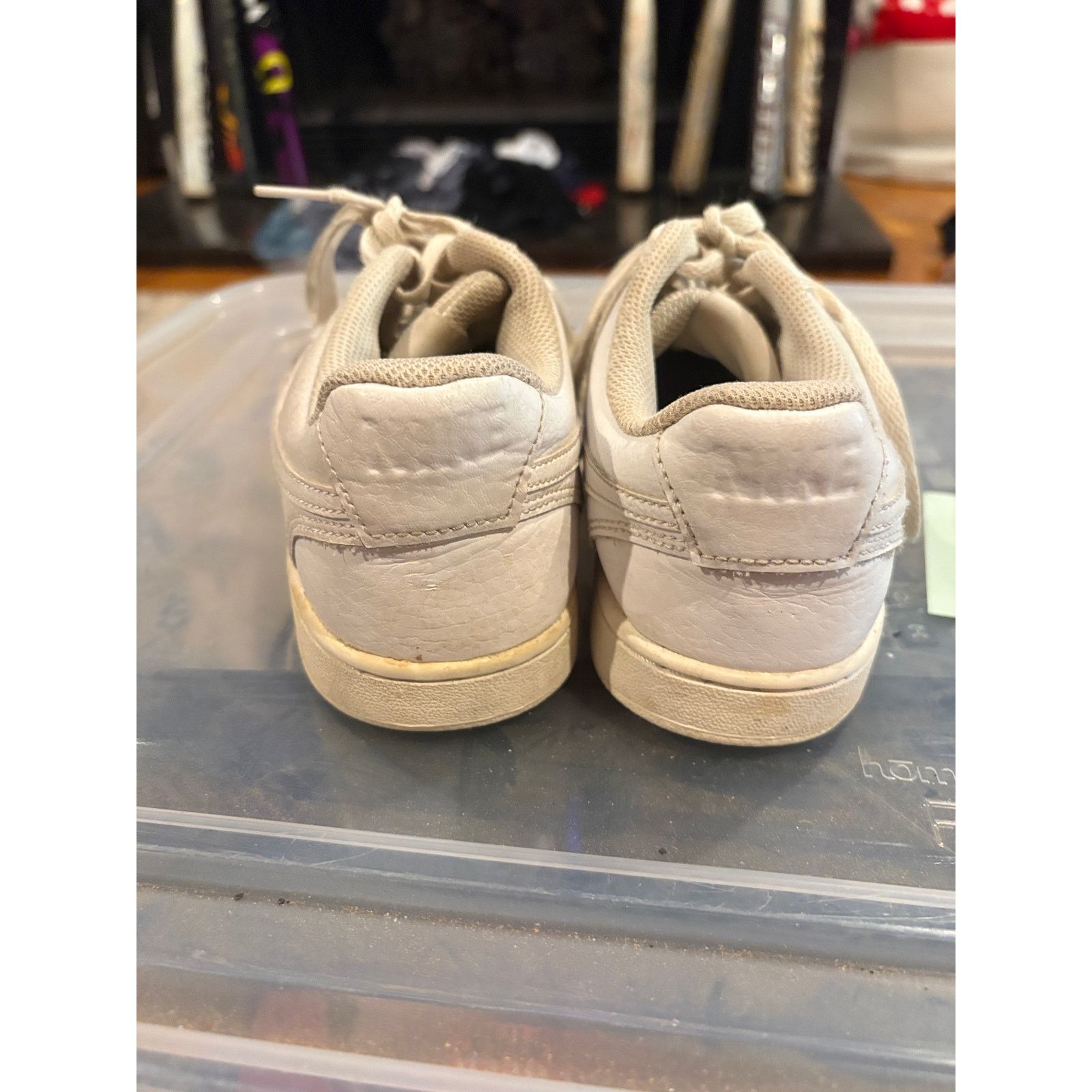 Nike Nike Court Borough Low White Sneakers Womens Size 7 Leather Size US 7 / IT 37 - 5 Thumbnail