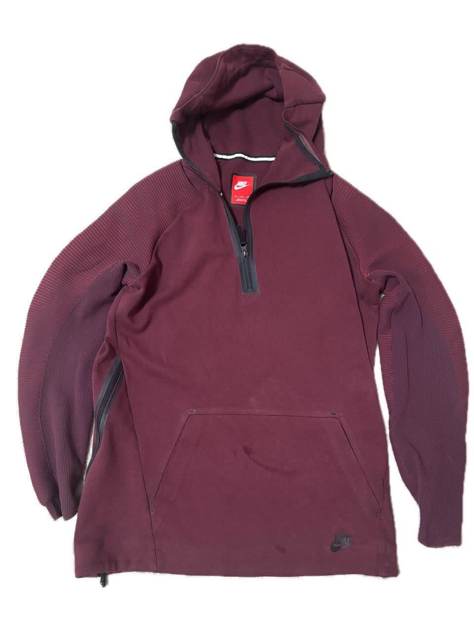 Nike Nike Tech Fleece Half Zip Hoodie Burgundy Men’s Size M Size US M / EU 48-50 / 2 - 1 Thumbnail
