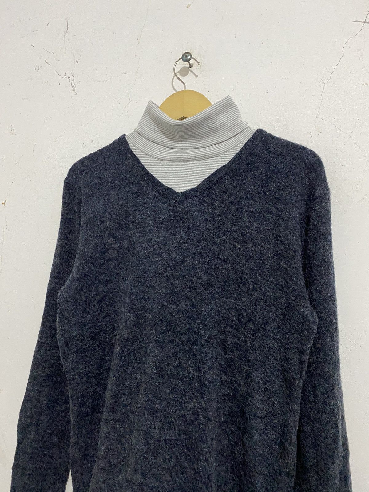 Issey Miyake 💸BINDINGOFFER💸 Plusone Knitted Turtleneck Kmrii Lgb Styled Size US M / EU 48-50 / 2 - 3 Thumbnail