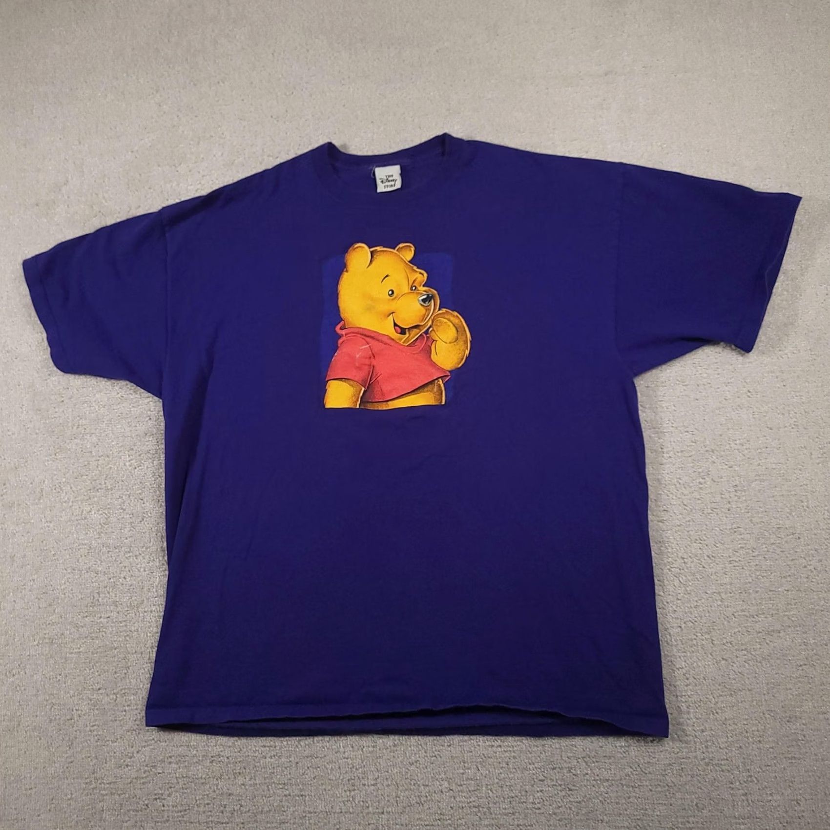 Disney VINTAGE Disney Winnie the Pooh Shirt Mens XL Purple Disney Store 90s Size US XL / EU 56 / 4 - 2 Thumbnail
