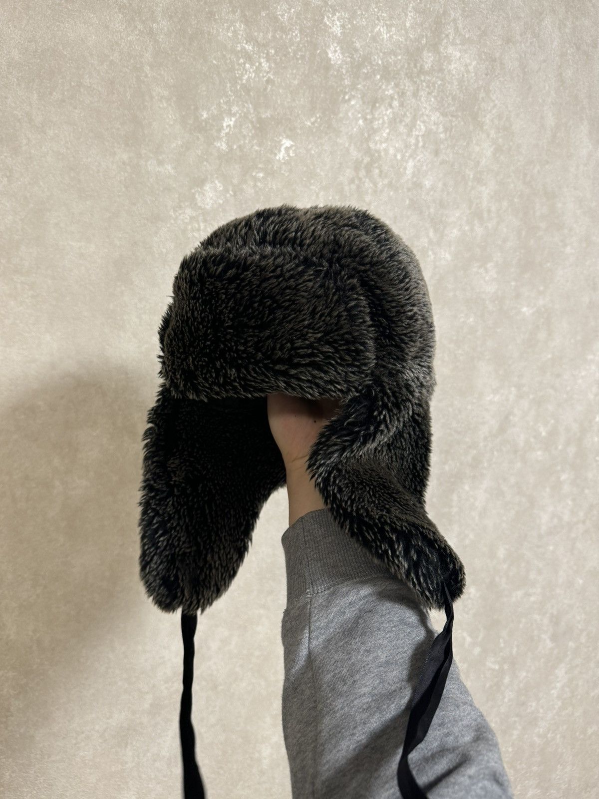 Japanese Brand Vintage fur Y2K hype fluffy ushanka hat punk Size ONE SIZE - 6 Thumbnail