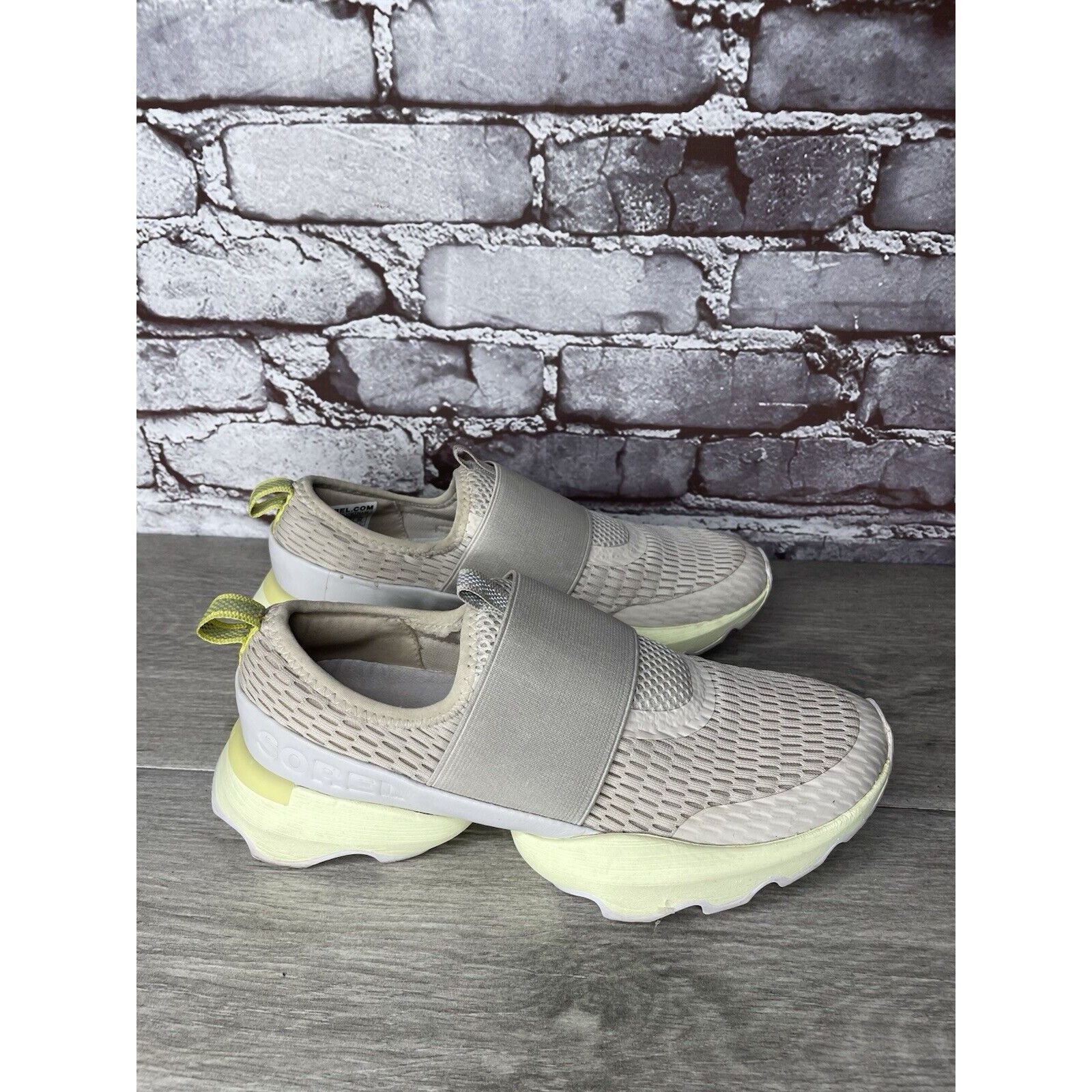 SOREL Sorel Kinetic Impact Strap Beige Mesh Synthetic Slip On Shoe Size US 7 / IT 37 - 15 Thumbnail