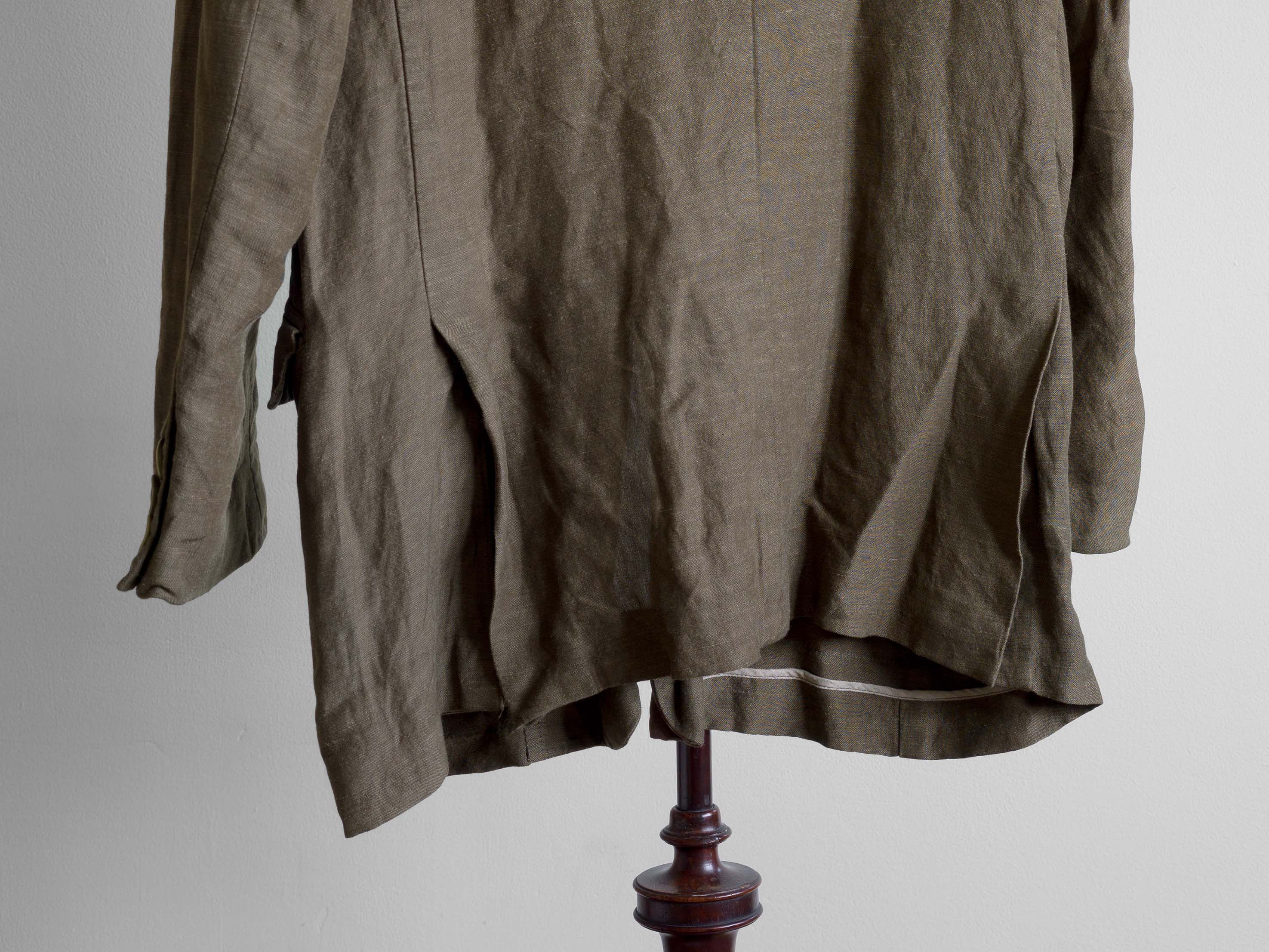 Comme des Garcons Homme Deux SS2012 COMME des GARÇONS HOMME DEUX LINEN BLEND JACKET Size US L / EU 52-54 / 3 - 5 Thumbnail