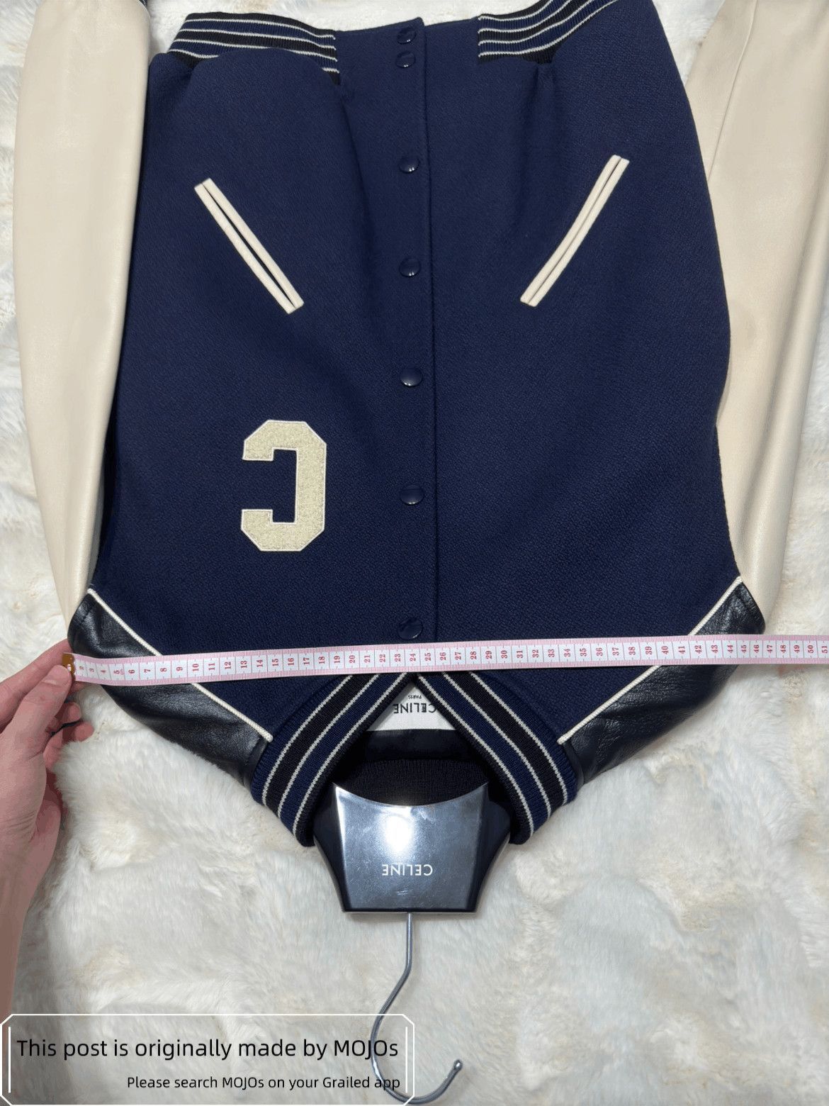 Celine Sz 48 Celine Logo Patches Teddy Jacket Size US M / EU 48-50 / 2 - 7 Thumbnail