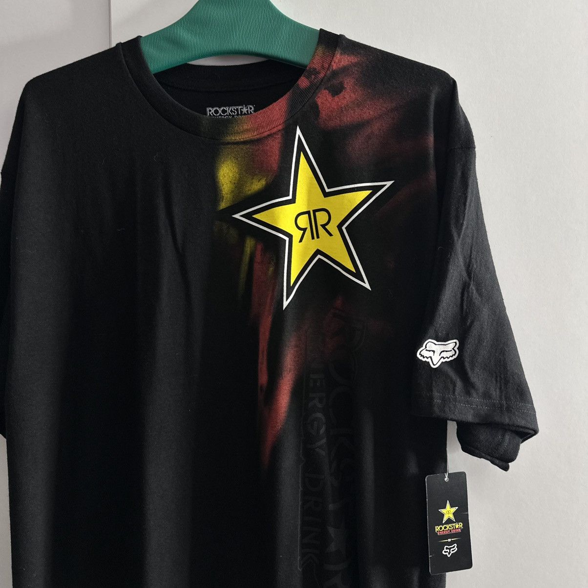 Fox Racing Fox Racing Rockstar Energy New T-shirt Rare crazy Tee Size US XL / EU 56 / 4 - 1 Thumbnail