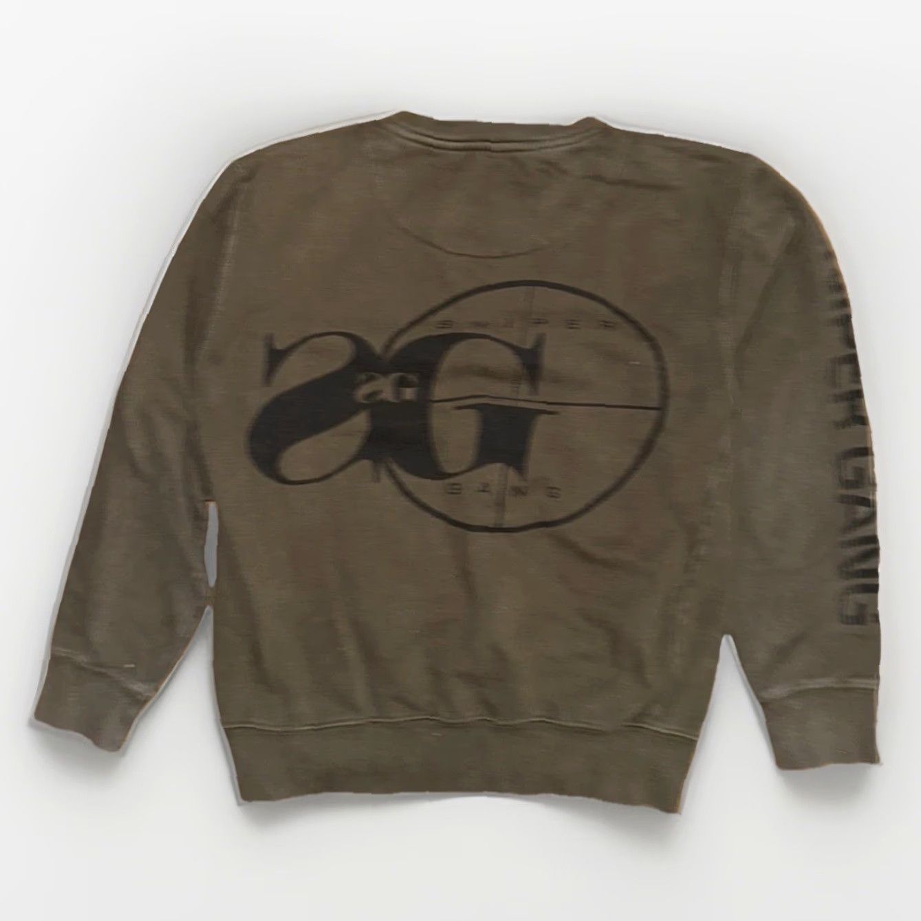 Vintage Kodak Black Sniper Gang Sweatshirt SG Olive Green Crewneck S Men Graphic Print Cotton Pullover All Seasons 1900s? Size US S / EU 44-46 / 1 - 2 Thumbnail