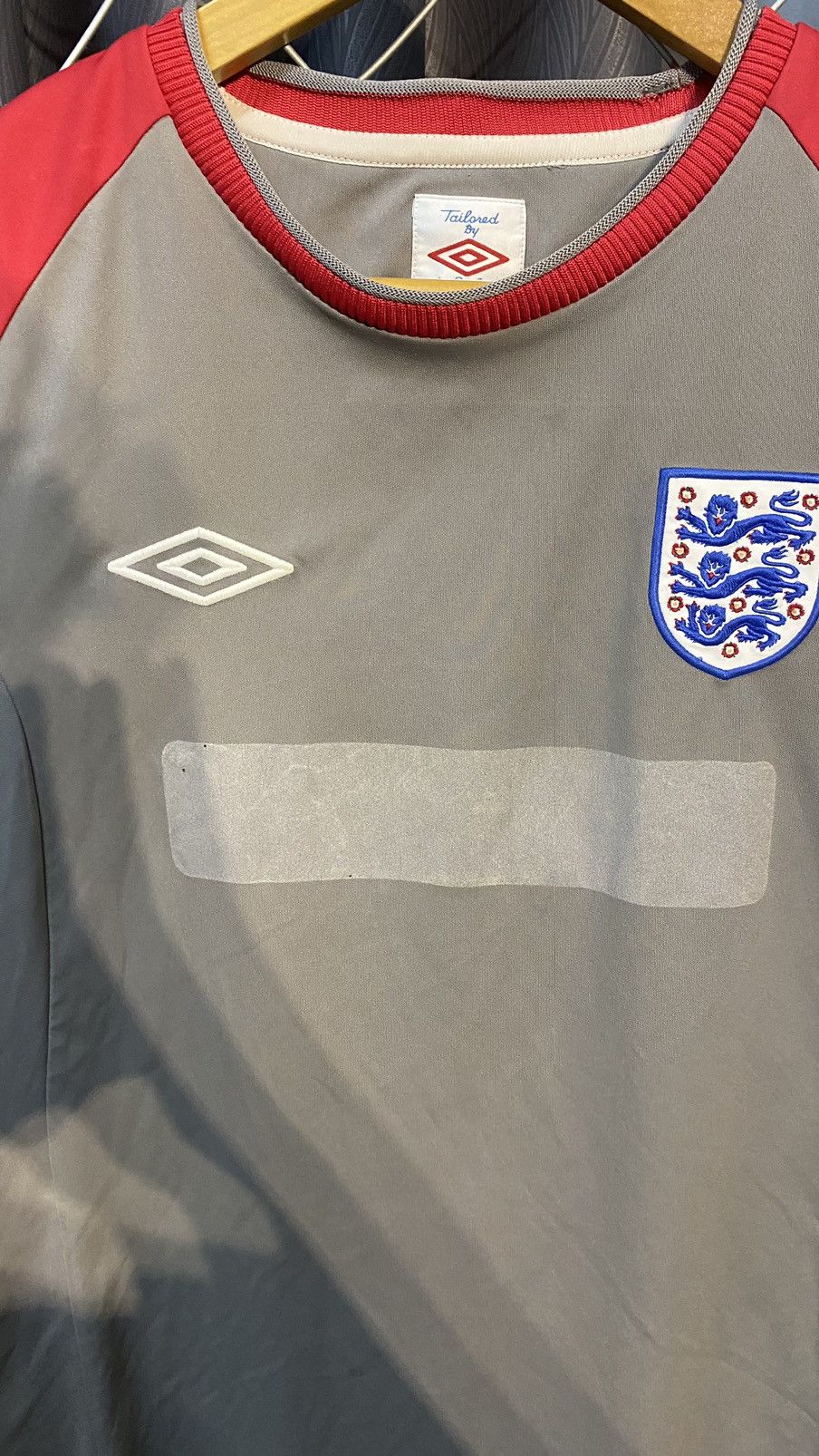 Umbro × Vintage UMBRO ENGLAND 2009 TRAINING SINGLET JERSEY SMALL Size US S / EU 44-46 / 1 - 5 Thumbnail