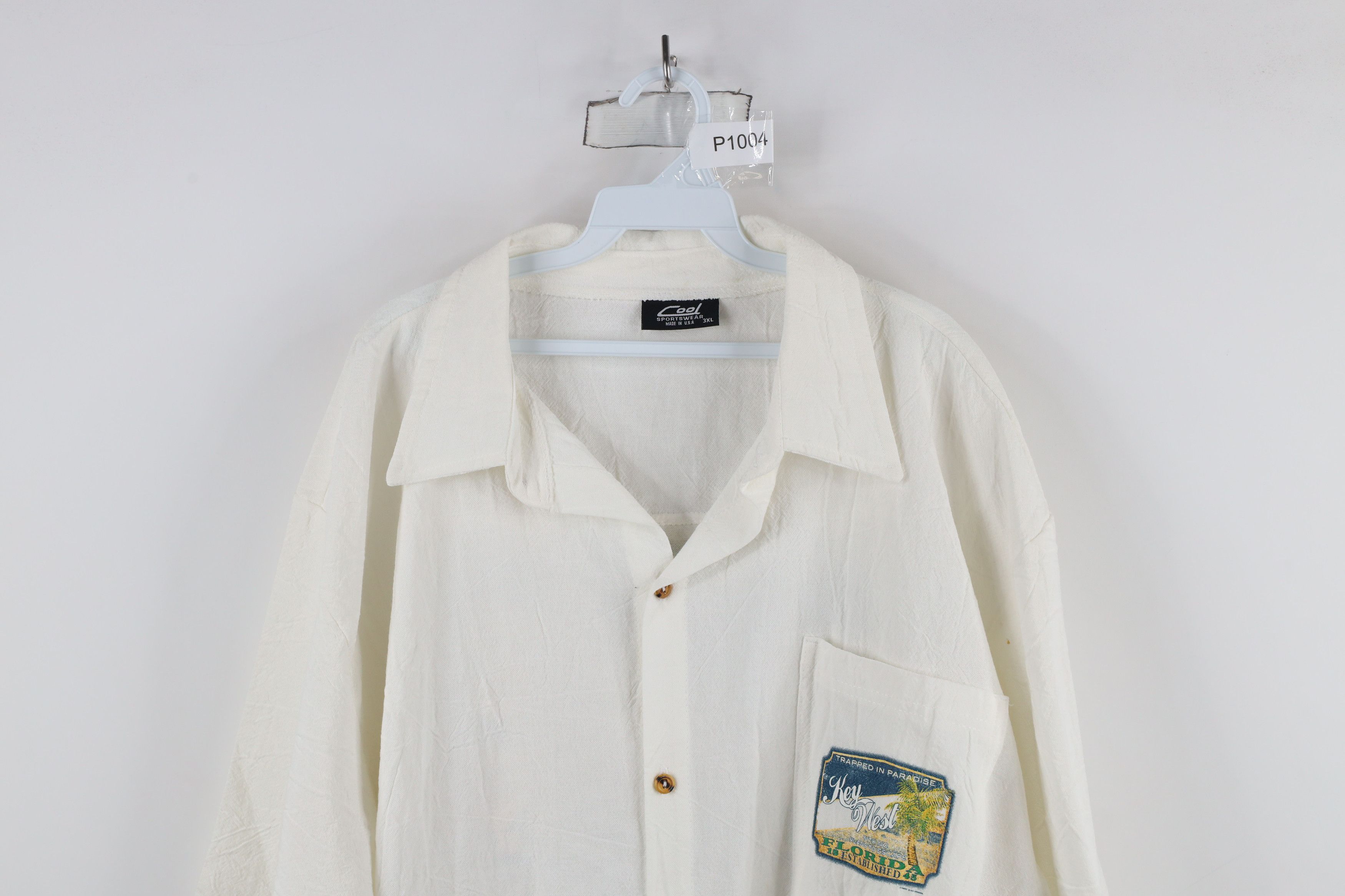 Vintage Vintage 90s Streetwear Key West Florida Button Shirt USA Size US XXL / EU 58 / 5 - 2 Thumbnail