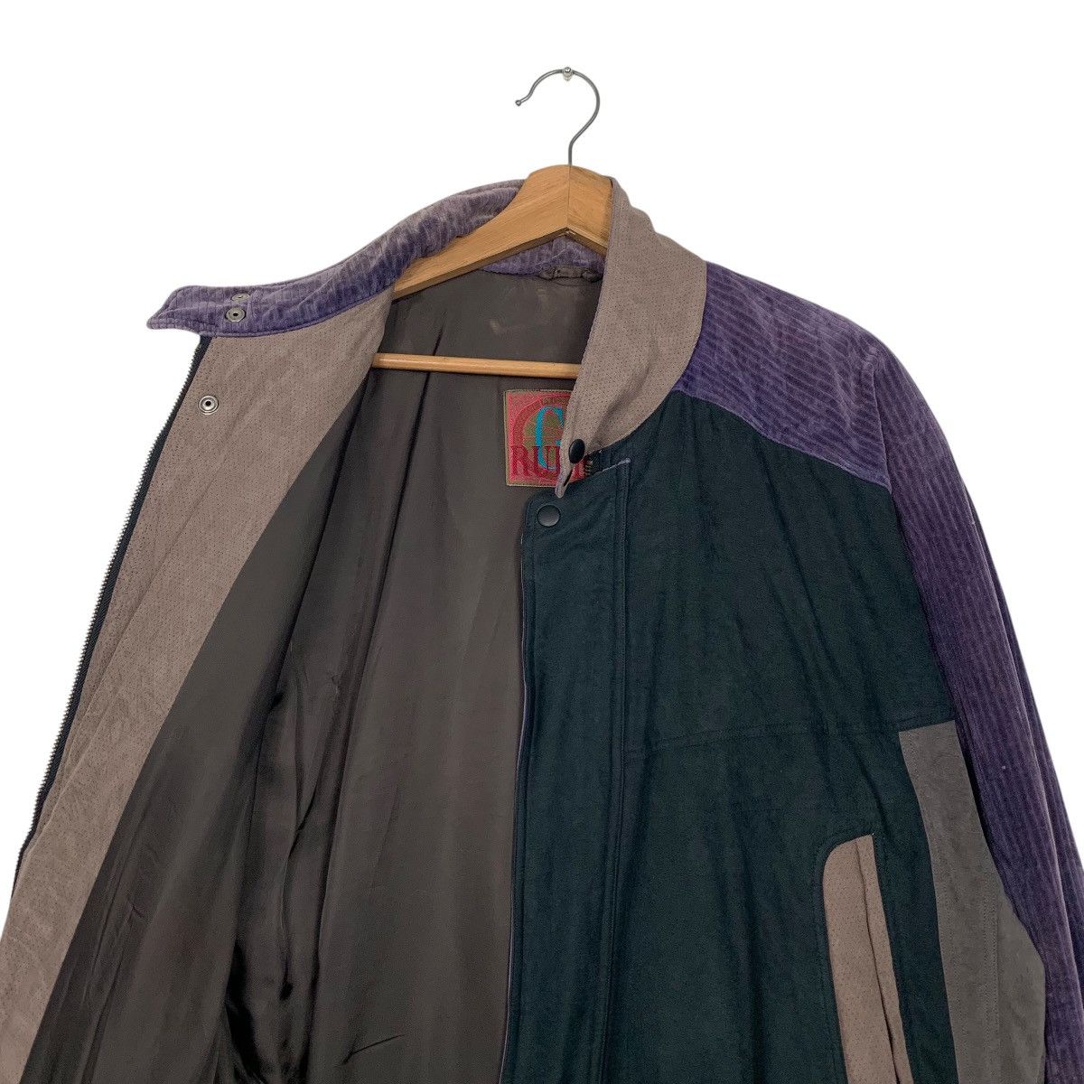 Vintage GER RUFFINI Purple Corduroy Hybrid Jacket #2795-C126 Size US L / EU 52-54 / 3 - 9 Thumbnail