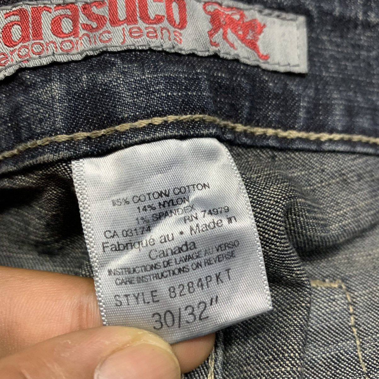 If Six Was Nine × Japanese Brand × Vintage Flare Bell Bottom Parasuco Denim Clawmark Distressed Jean Size US 33 - 14 Thumbnail