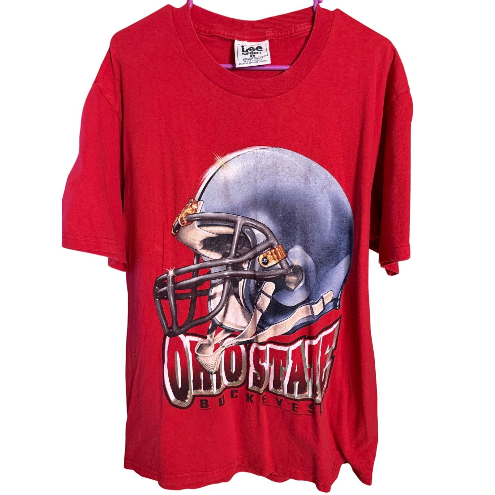 Lee Vintage Ohio State Helmet Tee Size US L / EU 52-54 / 3 - 1 Thumbnail
