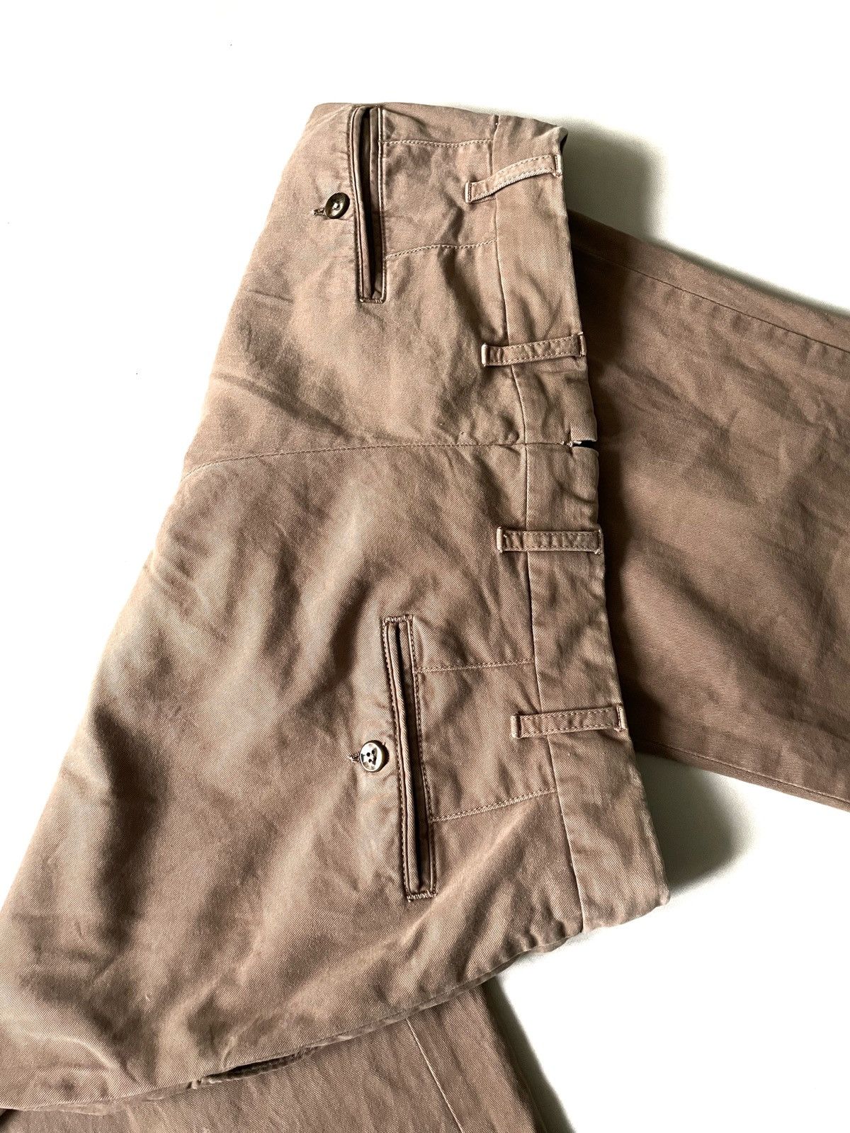 L.B.M. 1911 LBM 1911 Men Classic Cotton & Wool Slim Trousers Size 52/L Size US 34 / EU 50 - 6 Thumbnail