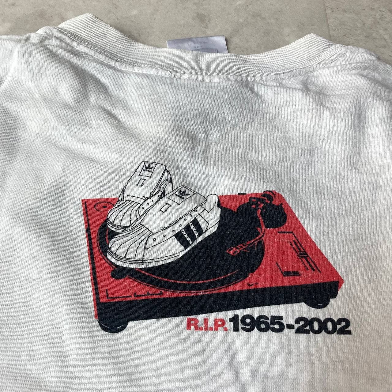 Rap Tees Vintage Adidas Run DMC Jam Master Jay Memory Rap Band Size US M / EU 48-50 / 2 - 8 Thumbnail