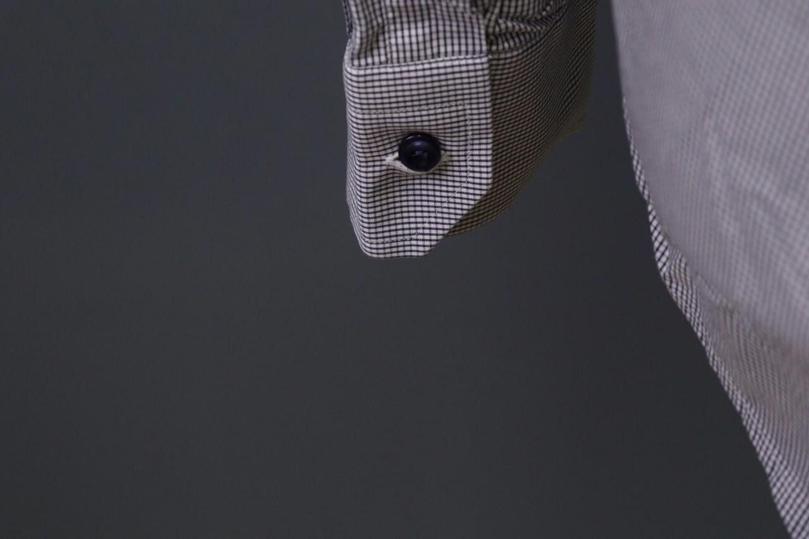 Eton Eton Super Slim Blue Check Button Down Shirt Size 39 / 15.5 Size US M / EU 48-50 / 2 - 12 Thumbnail