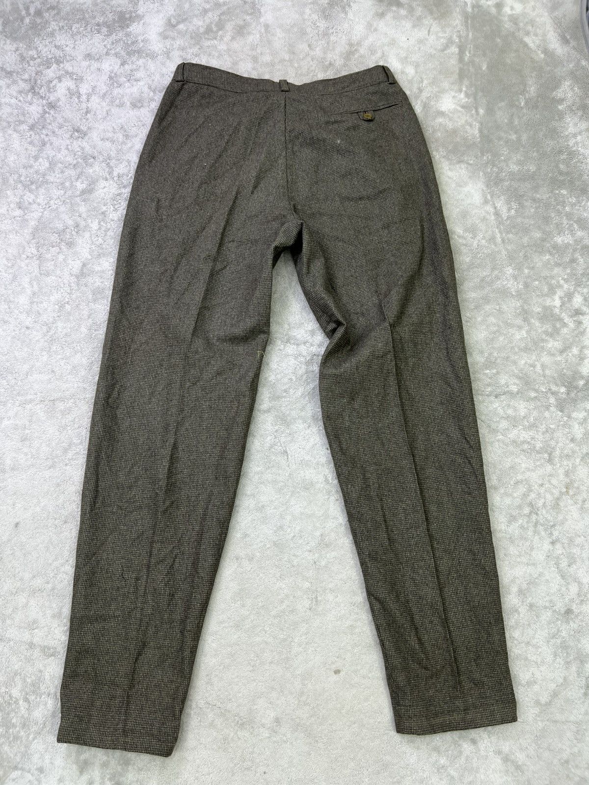 Other Vintage Italian Wool BlendPleated Trousers Brown Micro Check Size US 34 / EU 50 - 10 Thumbnail