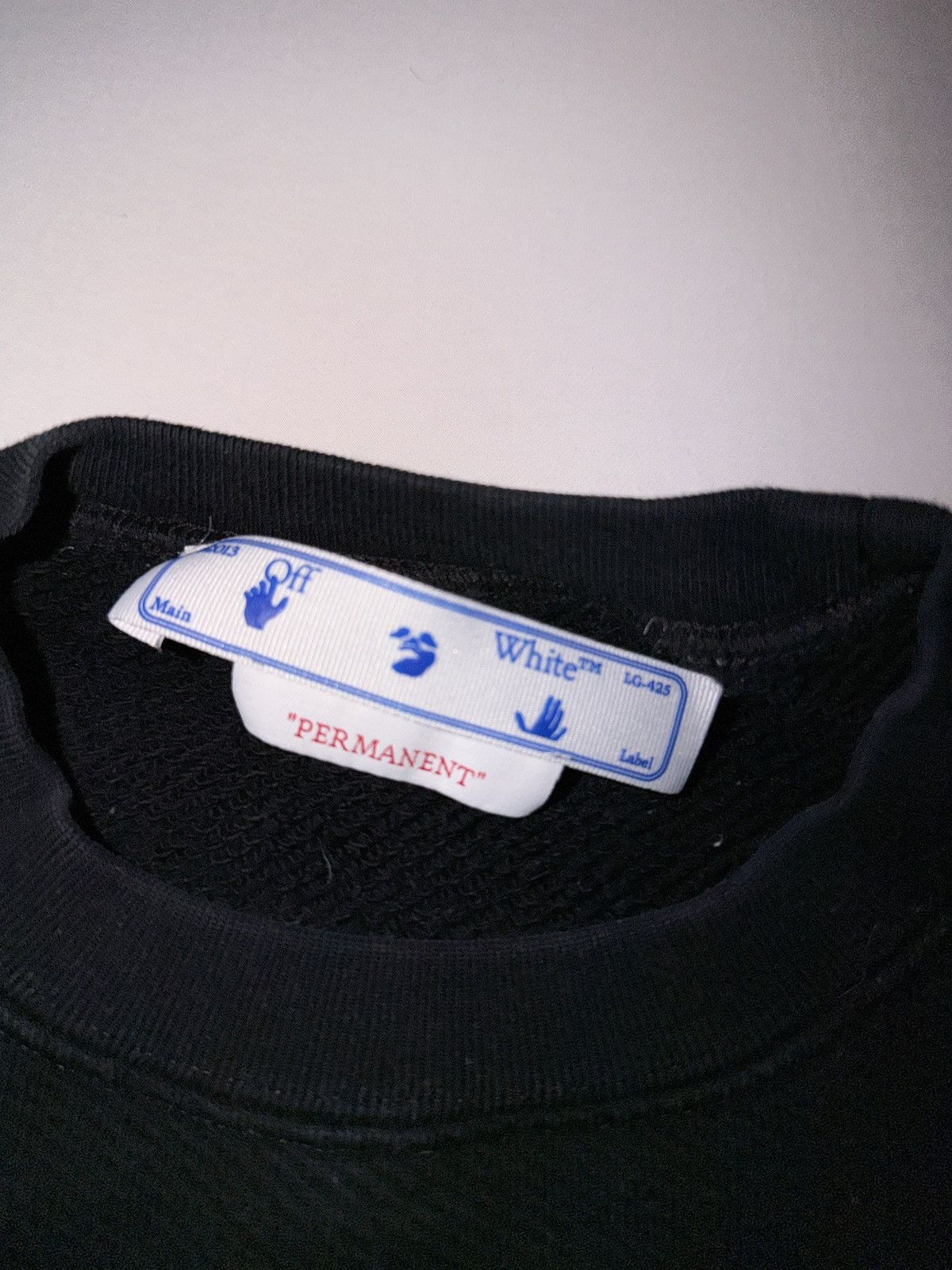 Off-White Off White Womens Black Crewneck Virgil Abloh SIZE XS Size S / US 4 / IT 40 - 3 Thumbnail