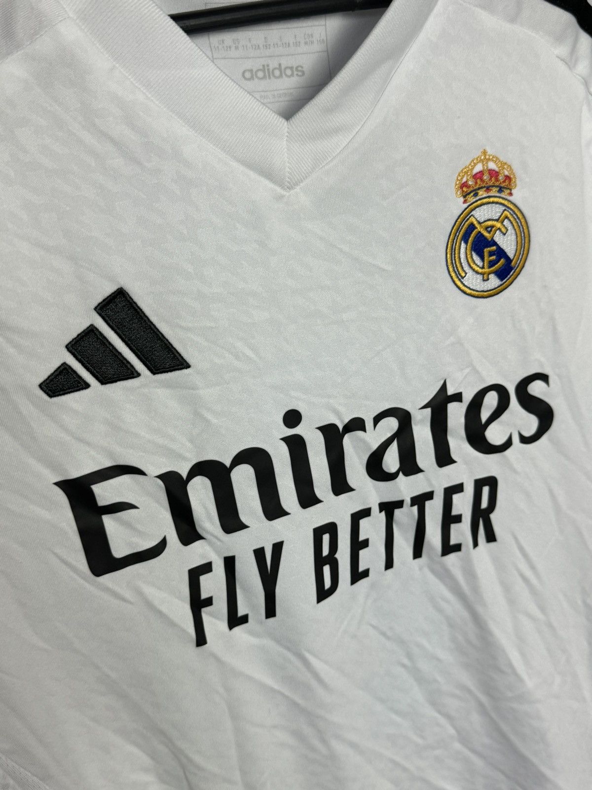 Adidas KIDS New Real Madrid 24/25 Home Mbappe Football Jersey Size US XS / EU 42 / 0 - 4 Thumbnail