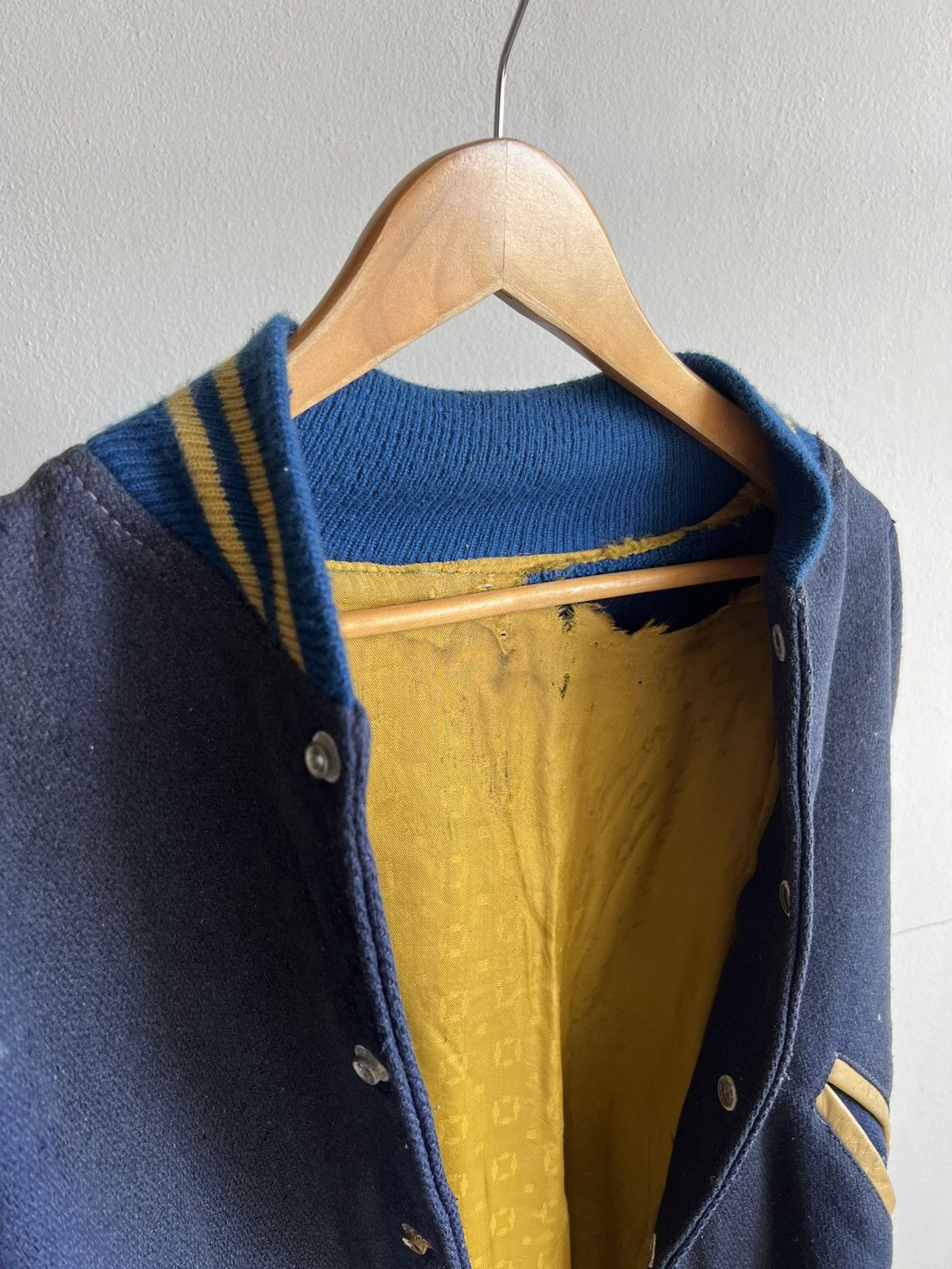 60s-70s Distressed Vintage Butwin Varsity Jacket