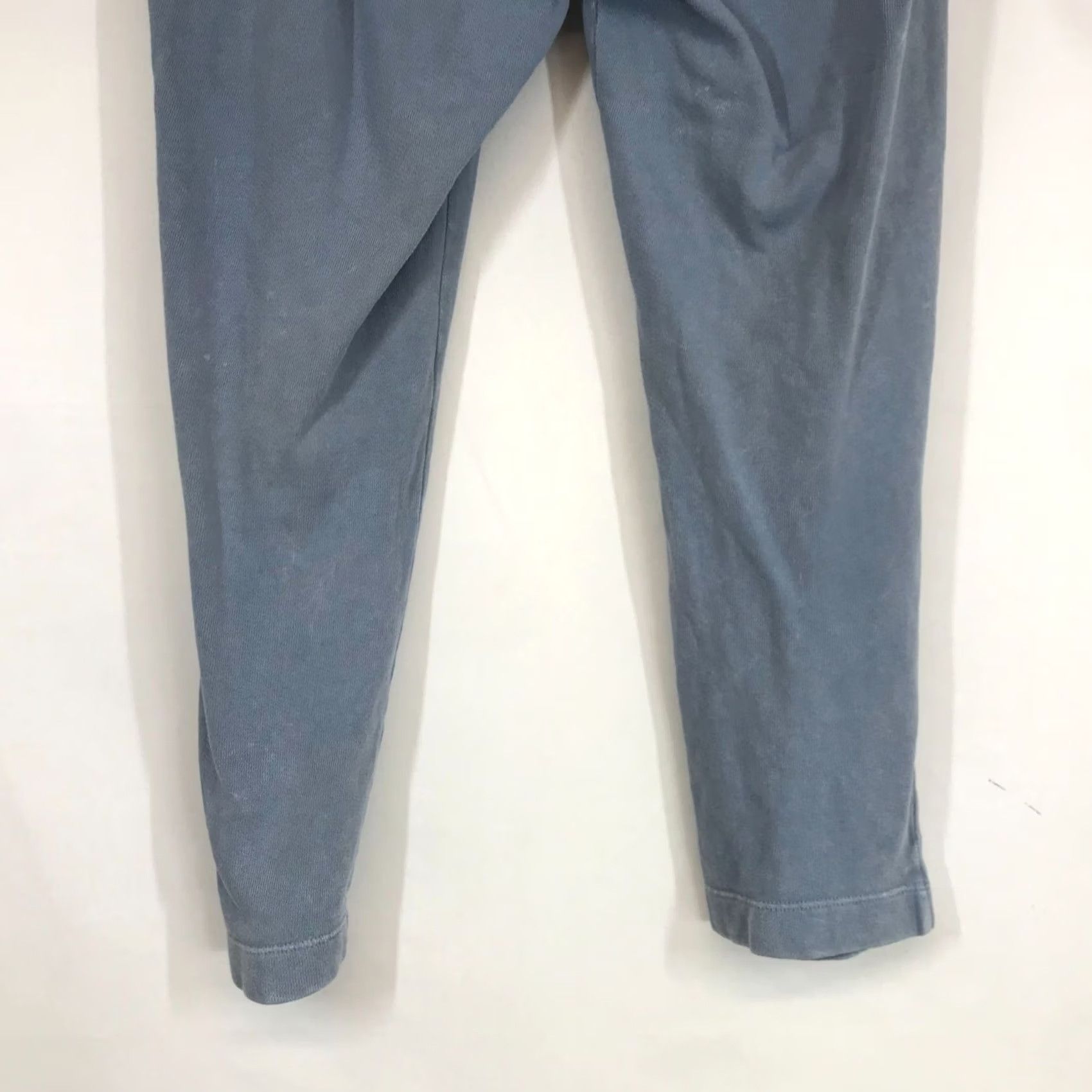 Vintage ATM WOMEN'S XS BLUE SWEATPANTS 100% COTTON DRAWSTRING WAIST Size 26" / US 2 / IT 38 - 6 Thumbnail