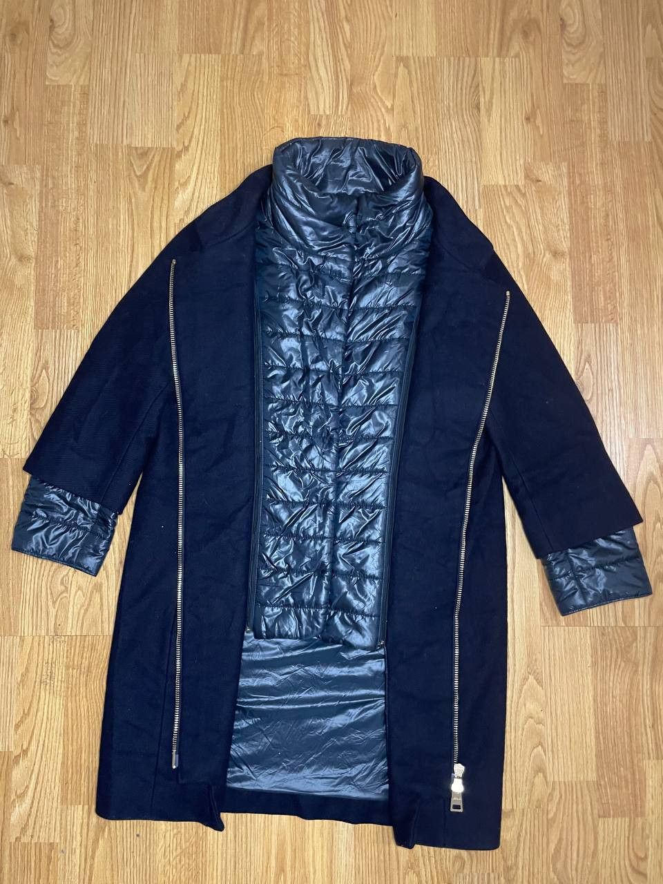 Herno Herno Wool Quilted Cocoon Coat Size S / US 4 / IT 40 - 3 Thumbnail