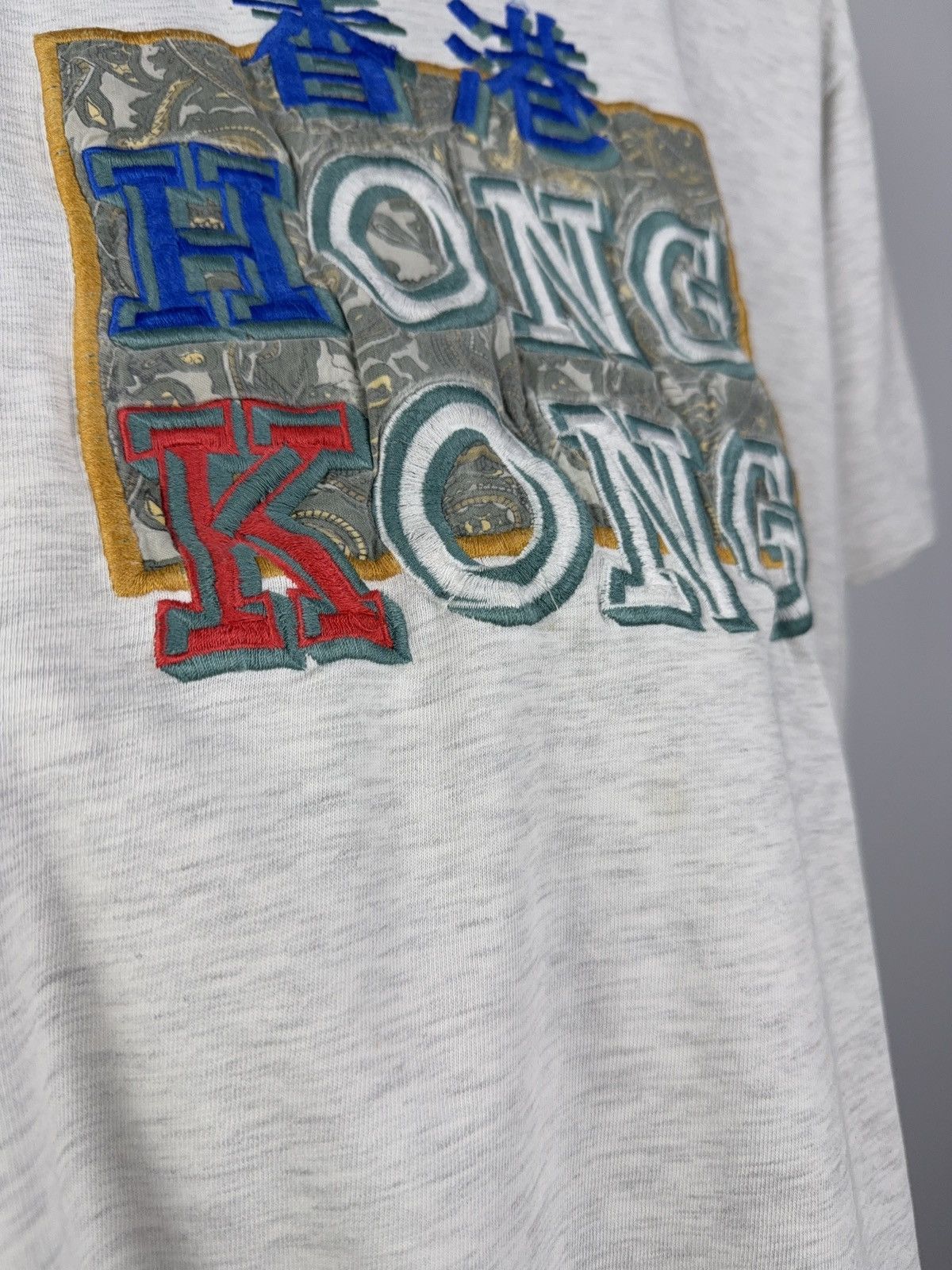 Band Tees × Japanese Brand Vintage 90’s Hong Kong Archive T Shirt Kapital Style Size US L / EU 52-54 / 3 - 4 Thumbnail