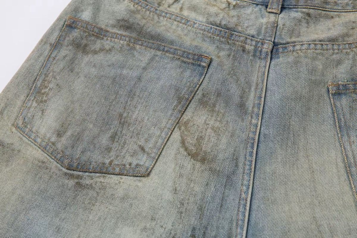 Designer × Vintage Dirty Washed Design Old Retro Vintage Y2k Shorts Size US 32 / EU 48 - 7 Thumbnail