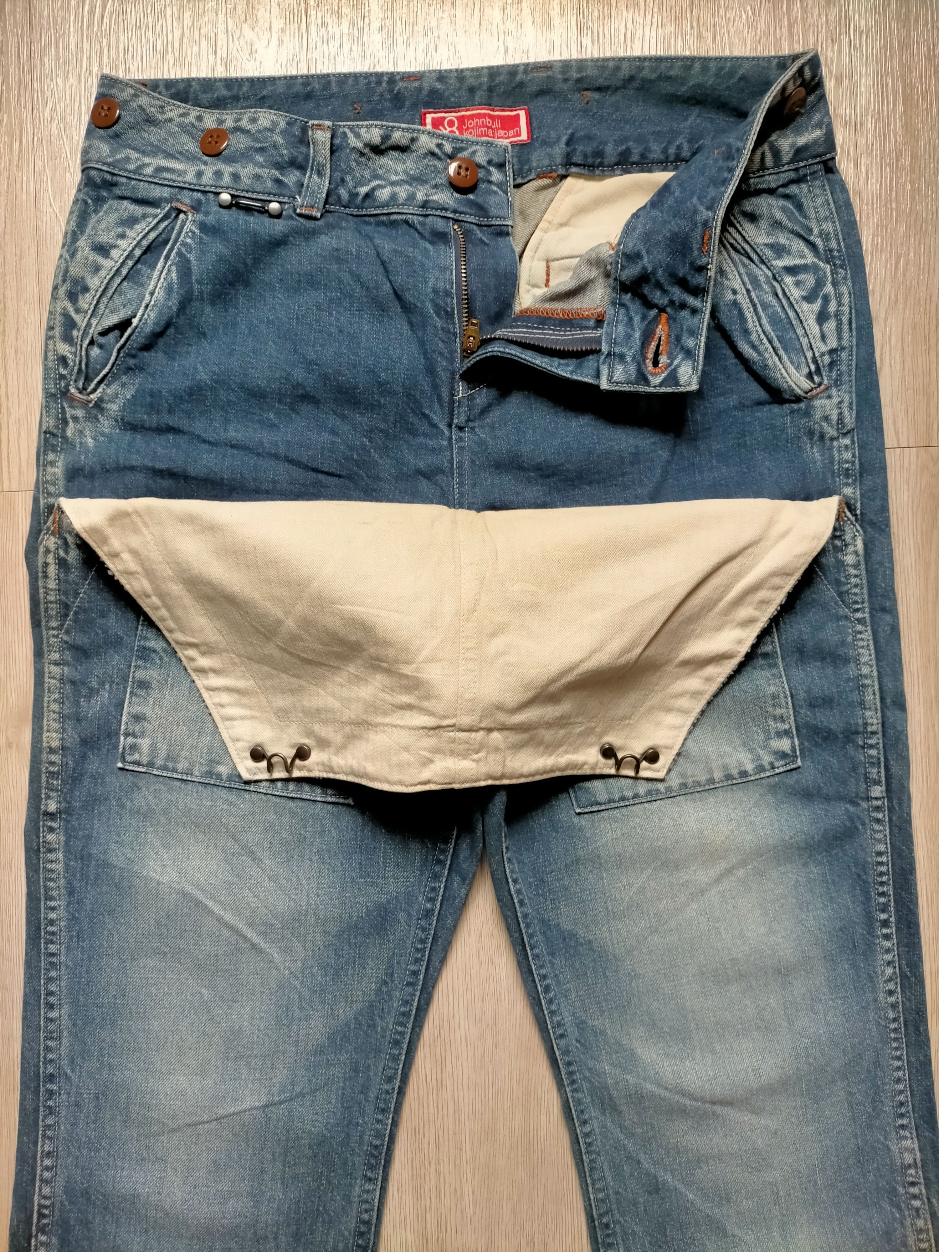 Johnbull John Bull Kojima Japan Bush Pants denim Size US 31 - 3 Thumbnail