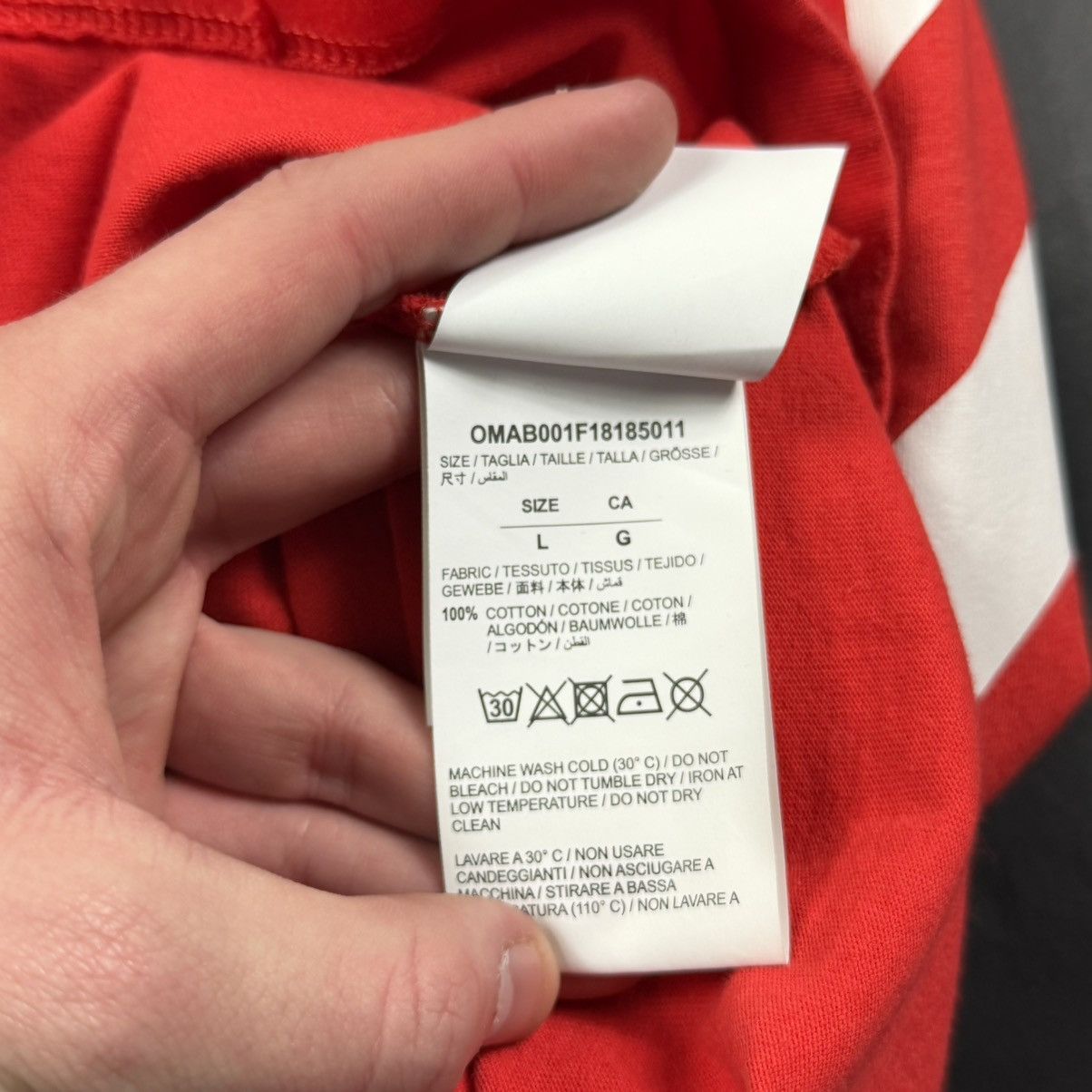 Off-White Offwhite Face Long Sleeve T-Shirt Size US L / EU 52-54 / 3 - 5 Thumbnail