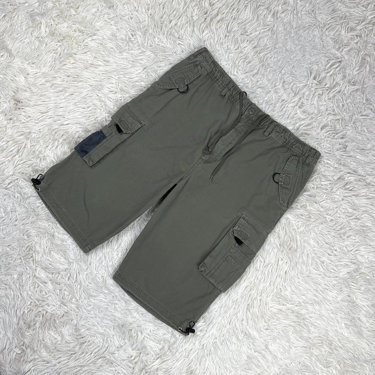 Japanese Brand Hill Crop Cargo Short Pants Size US 37 - 3 Thumbnail
