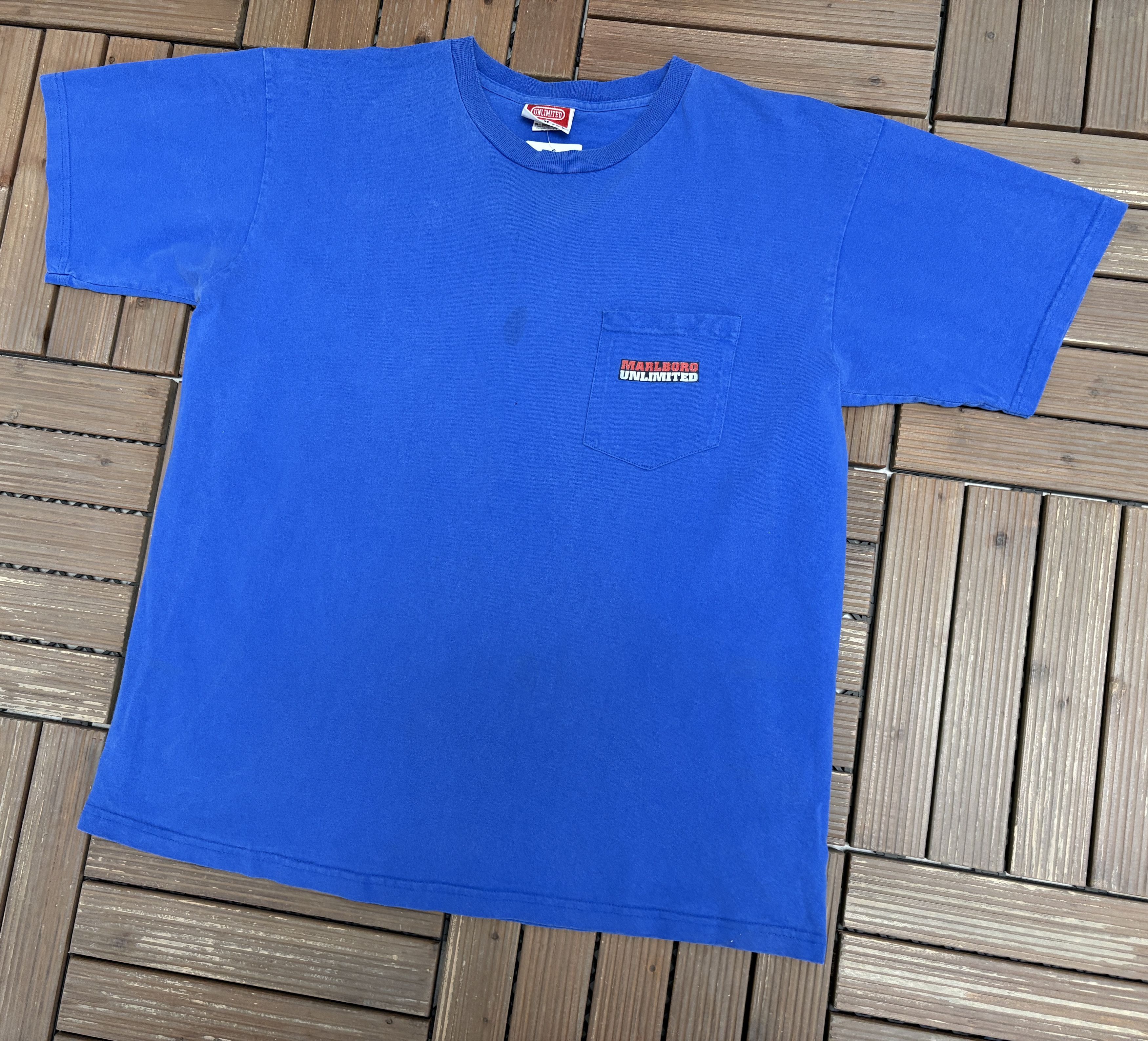 Marlboro Marlboro Unlimited Cigarettes Howling Wolf Vintage Tee Size US XL / EU 56 / 4 - 4 Thumbnail