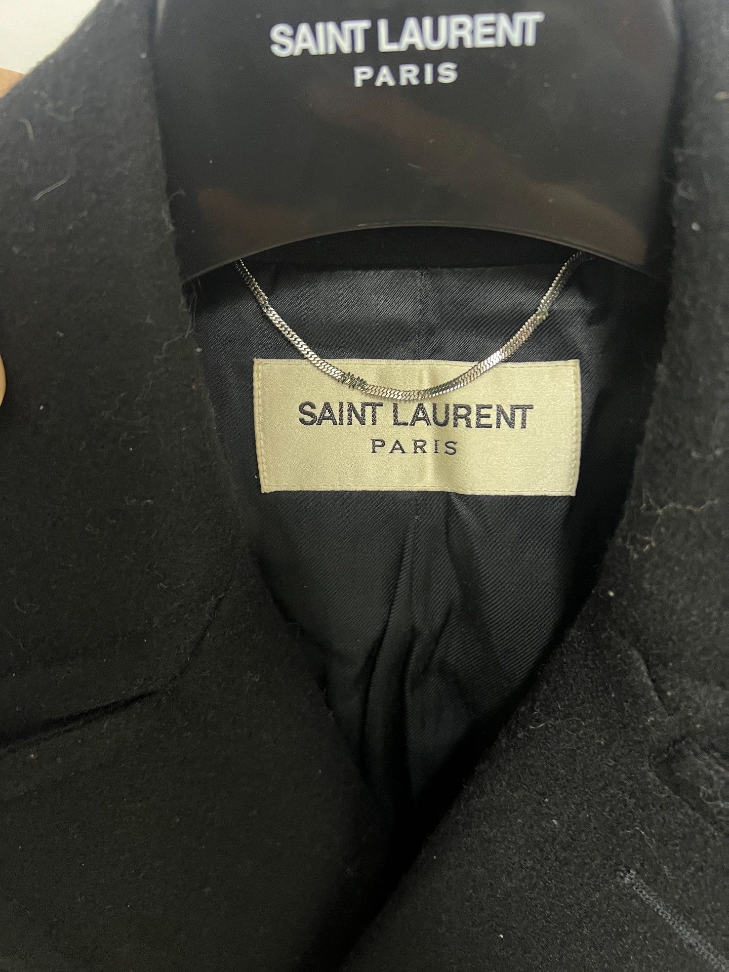 Hedi Slimane Saint Laurent Hedi Slimane Wool Coat Size US S / EU 44-46 / 1 - 2 Thumbnail