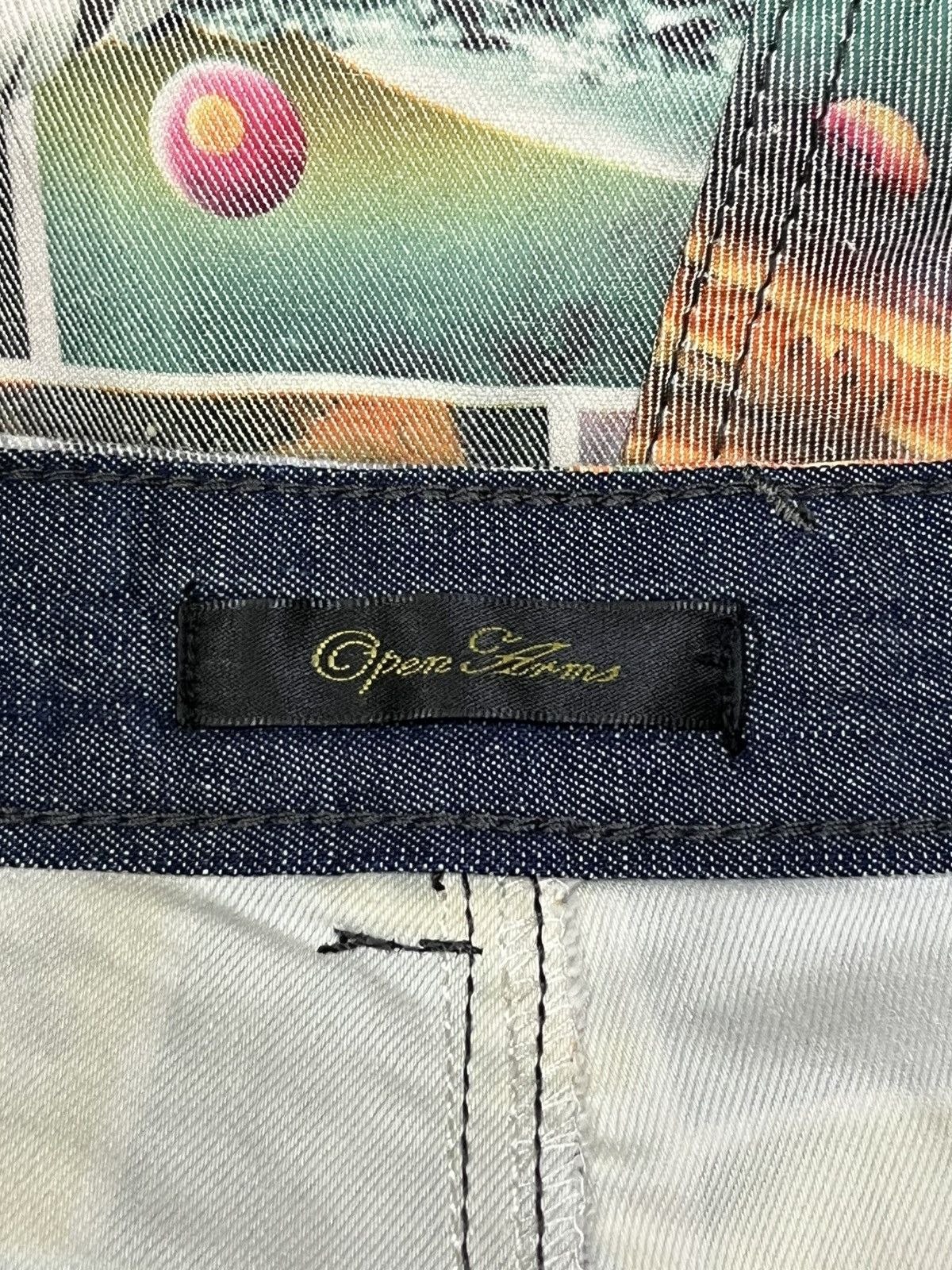 Japanese Brand Rare Open Arms Galaxy Orbit Cyber Y2K Space Shorts Size US 28 / EU 44 - 6 Thumbnail
