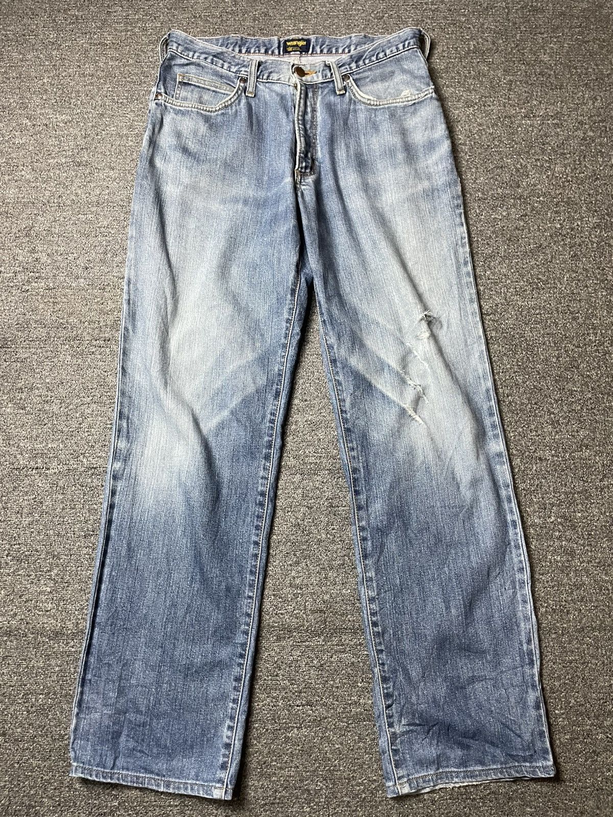 Vintage × Wrangler WRANGLER Casual Straight Cut Jeans (92) Size US 30 / EU 46 - 1 Thumbnail