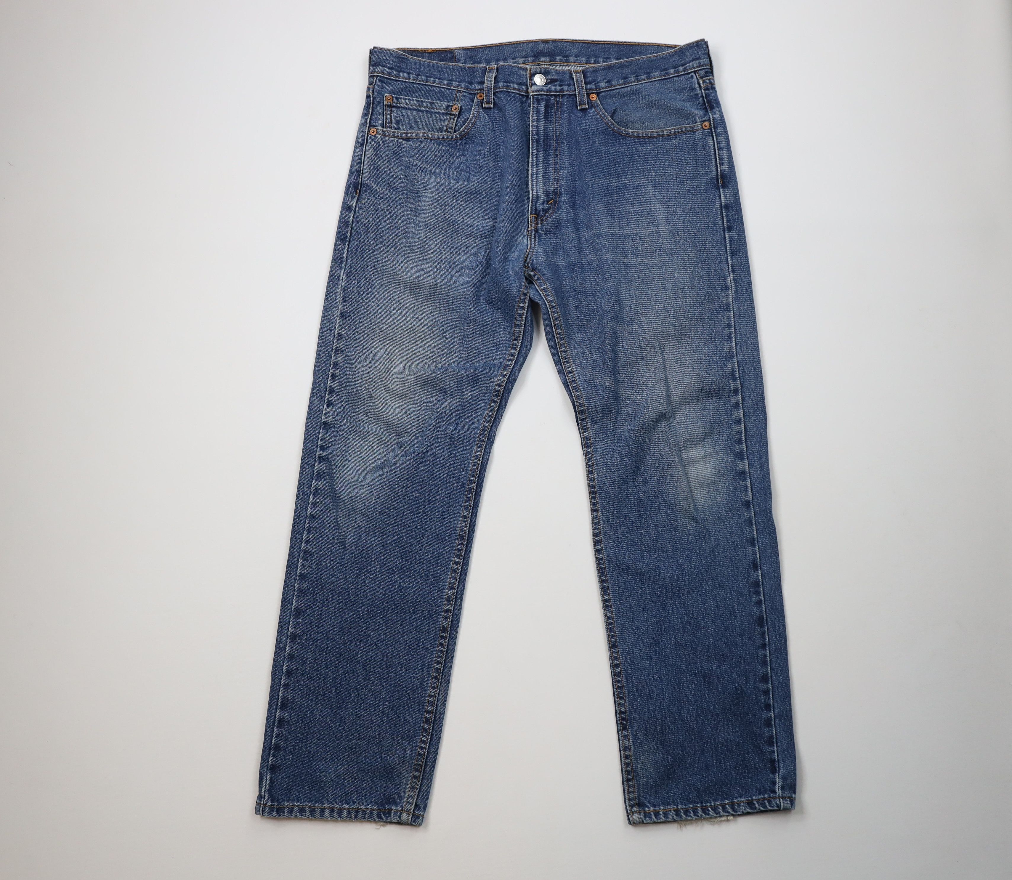 Levi's Vintage Y2K Levis 505 Regular Straight Leg Denim Jeans Size US 36 / EU 52 - 1 Thumbnail