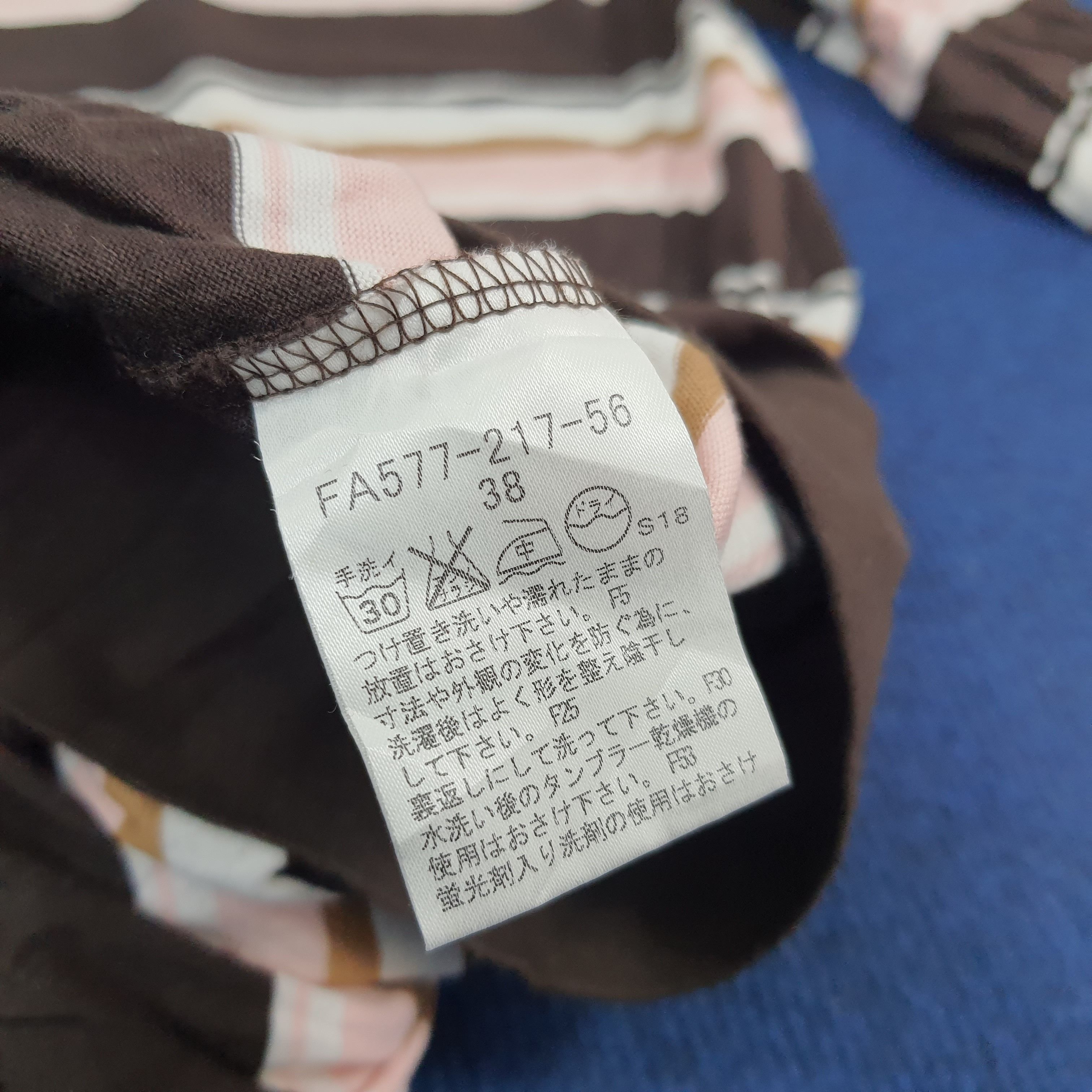 Burberry × Vintage Vintage Burberry London Blue Label Striped Tshirt Size XS / US 0-2 / IT 36-38 - 5 Thumbnail
