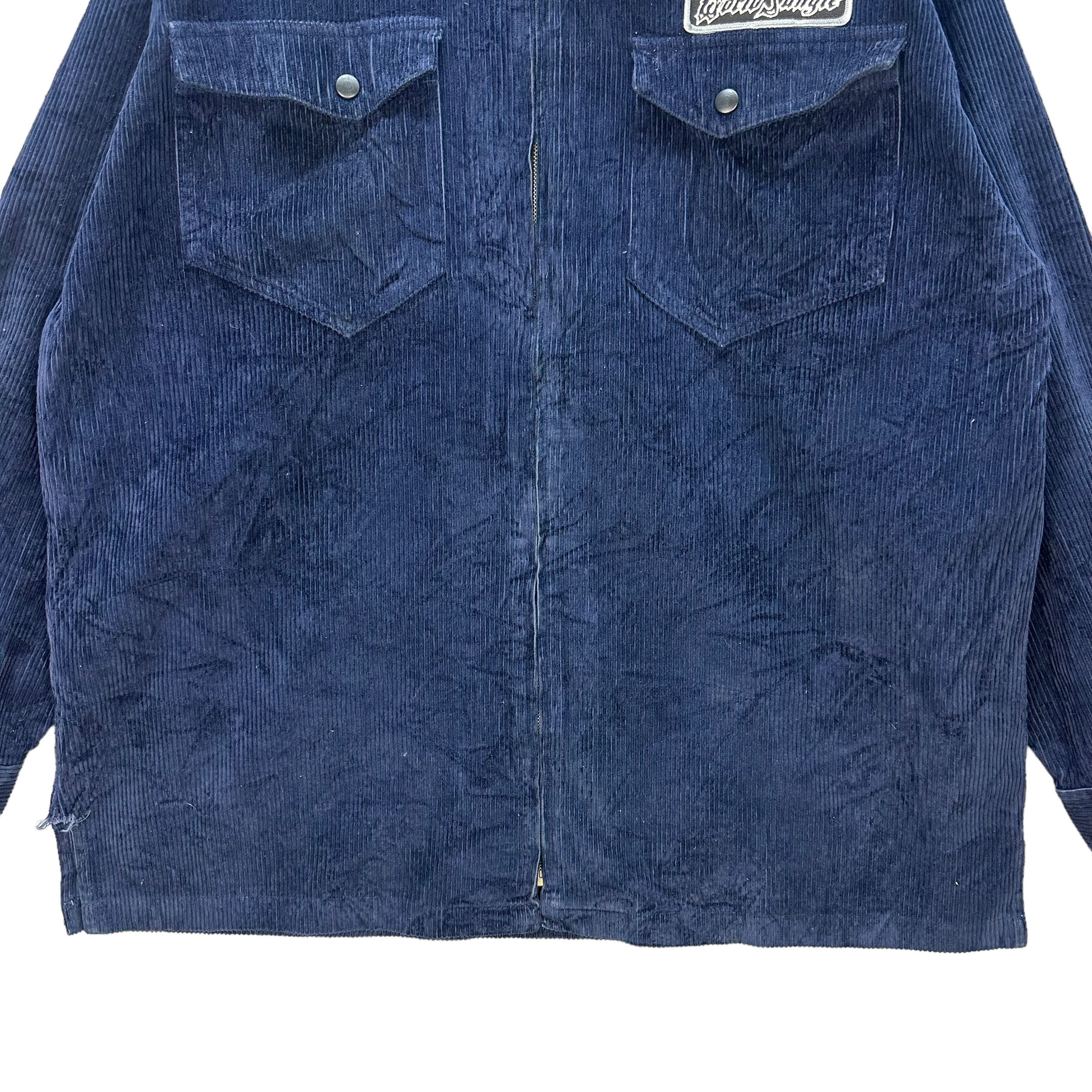 Vintage WOLRD JUNGLE CORDUROY WORK JACKET #7636-159 Size US XL / EU 56 / 4 - 4 Thumbnail