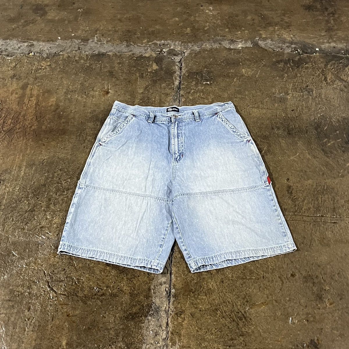 JNCO × Southpole × Vintage Vintage Y2K Baggy Faded Carpenter Jorts JNCO Skater Shorts Size US 38 / EU 54 - 2 Thumbnail