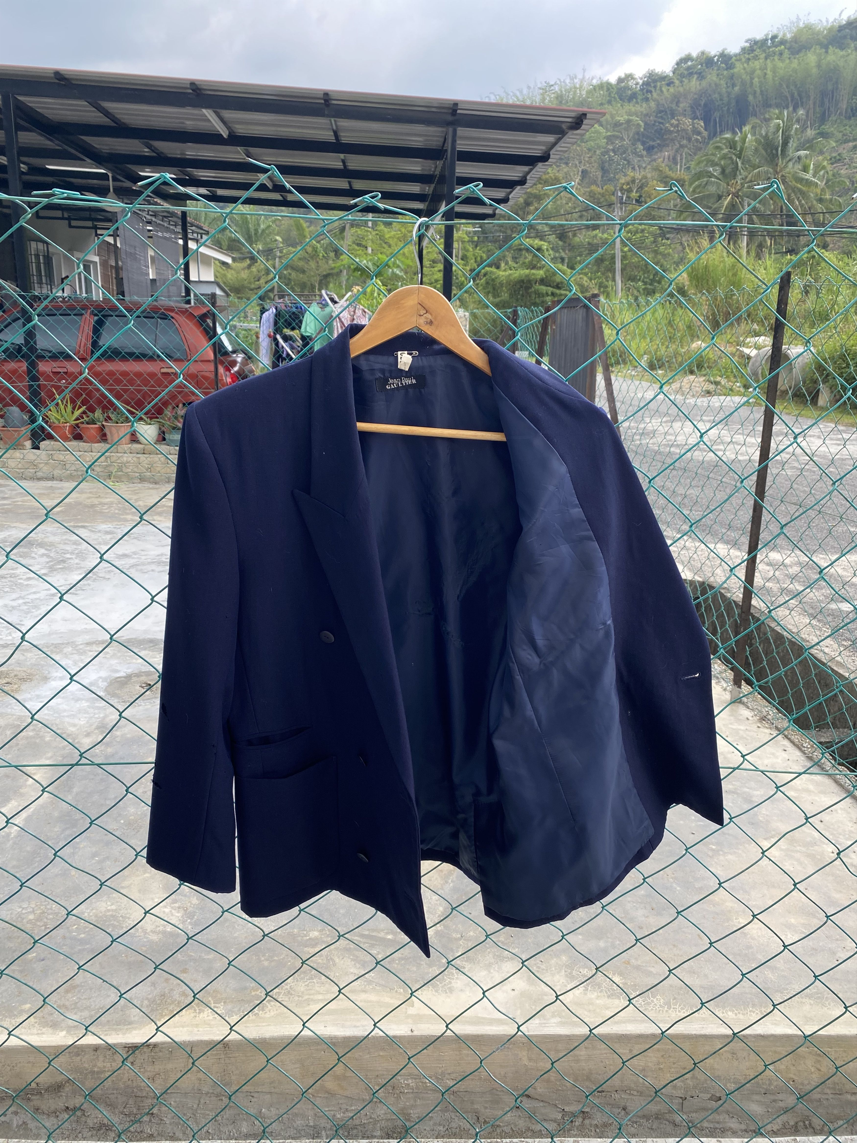 Jean Paul Gaultier Distressed Jean Paul Gaultier Onward wool mohair blazer Size M / US 6-8 / IT 42-44 - 5 Thumbnail