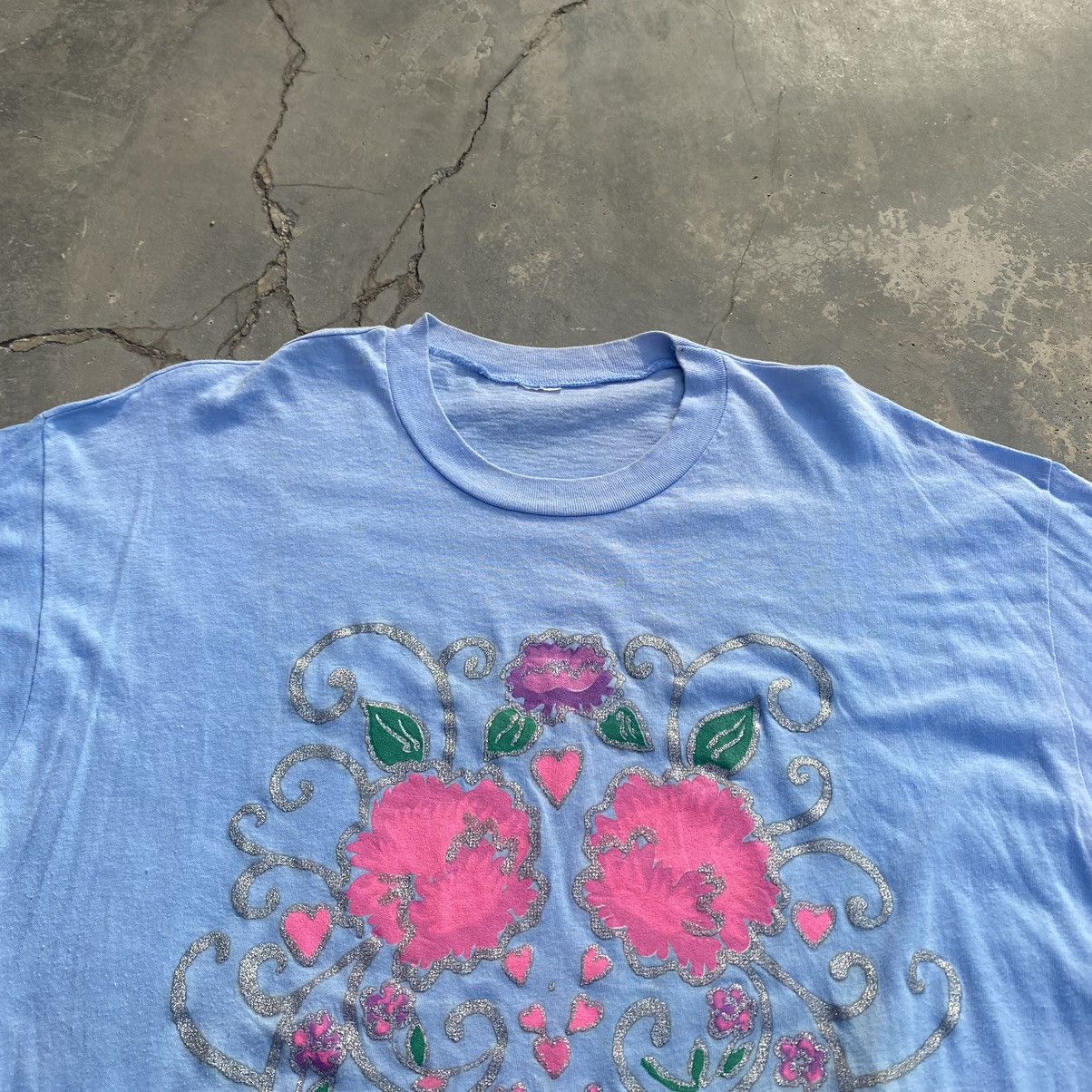 Vintage 90s DIY Art tee C022 Size US XL / EU 56 / 4 - 2 Thumbnail