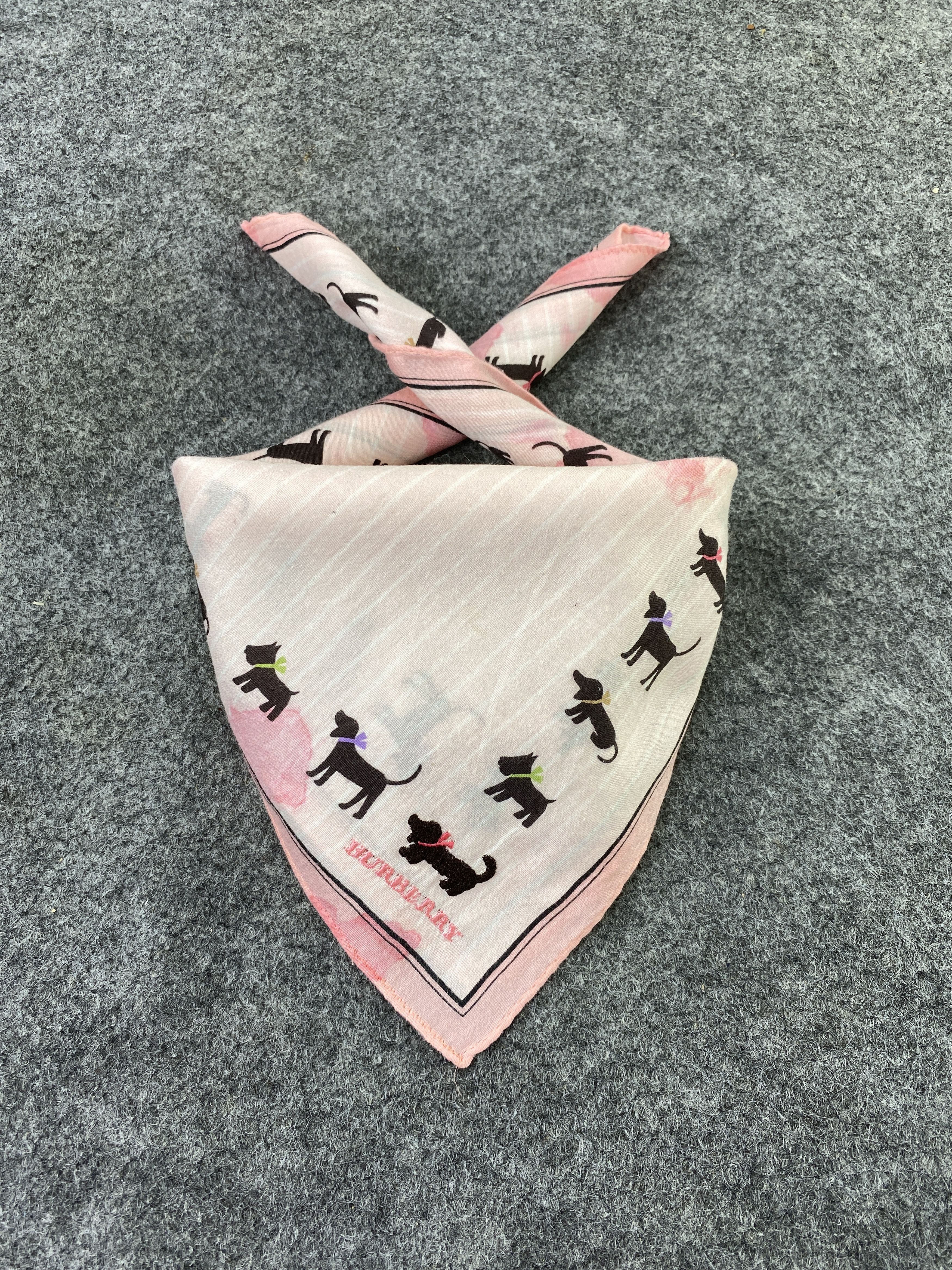 Burberry Burberry Handkerchief / Bandana / Neckerchief-B458 Size ONE SIZE - 2 Thumbnail