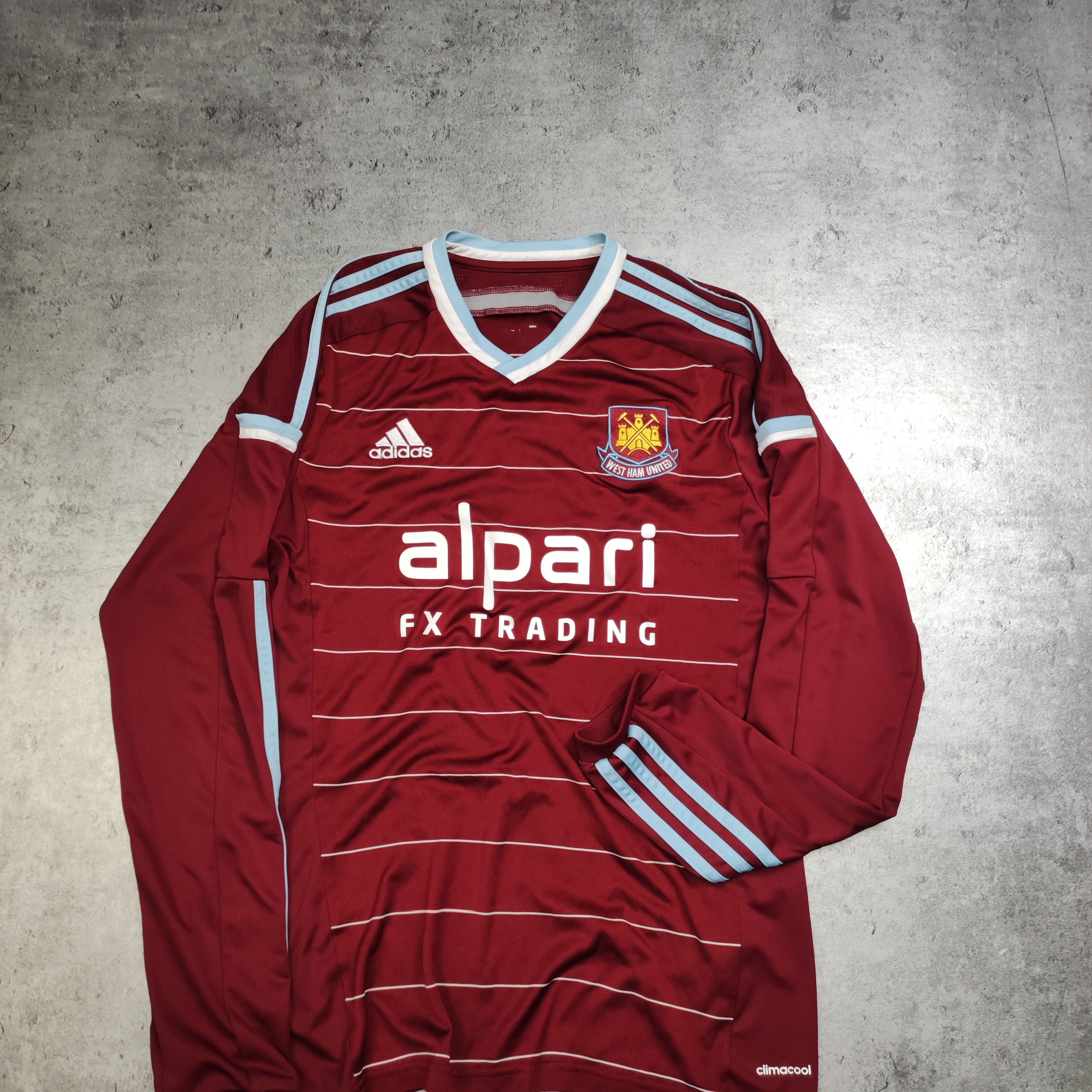 Adidas Vintage Football Soccer Adidas x West Ham United 2013 Jersey Size US S / EU 44-46 / 1 - 2 Thumbnail