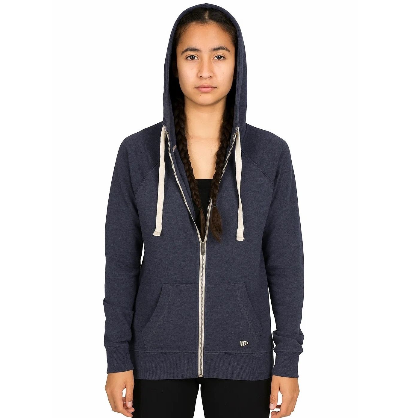 New Era New Era Fed Ex Women's Dark Blue Heather Full Zip Hoodie - M Size M / US 6-8 / IT 42-44 - 1 Thumbnail
