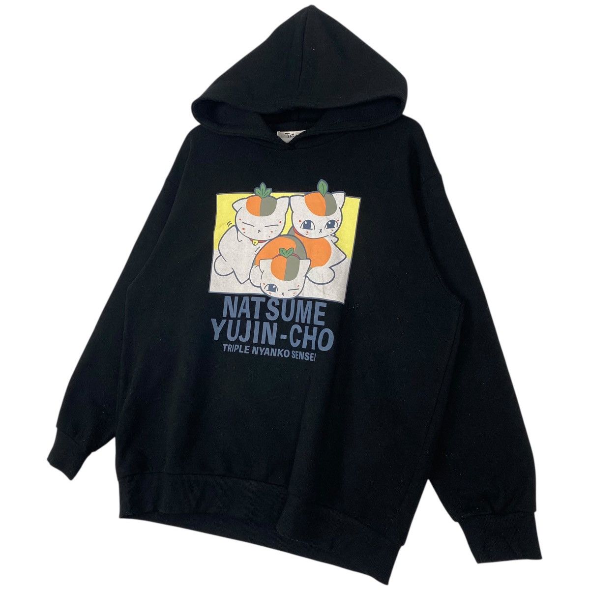Other Vintage Natsume Yuujinchou Hoodie Sweater Black Big Logo Size US L / EU 52-54 / 3 - 2 Thumbnail